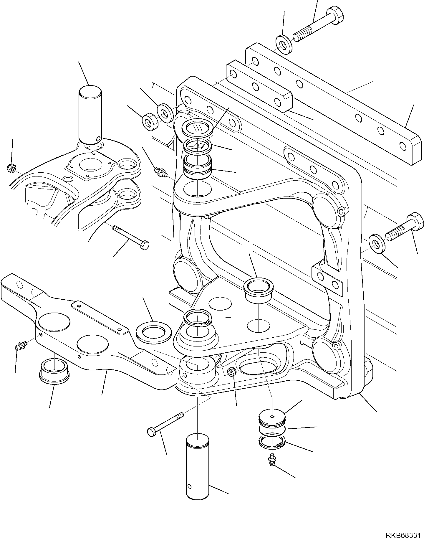 SLIDING BRACKET 42N-856-2491 KOMATSU