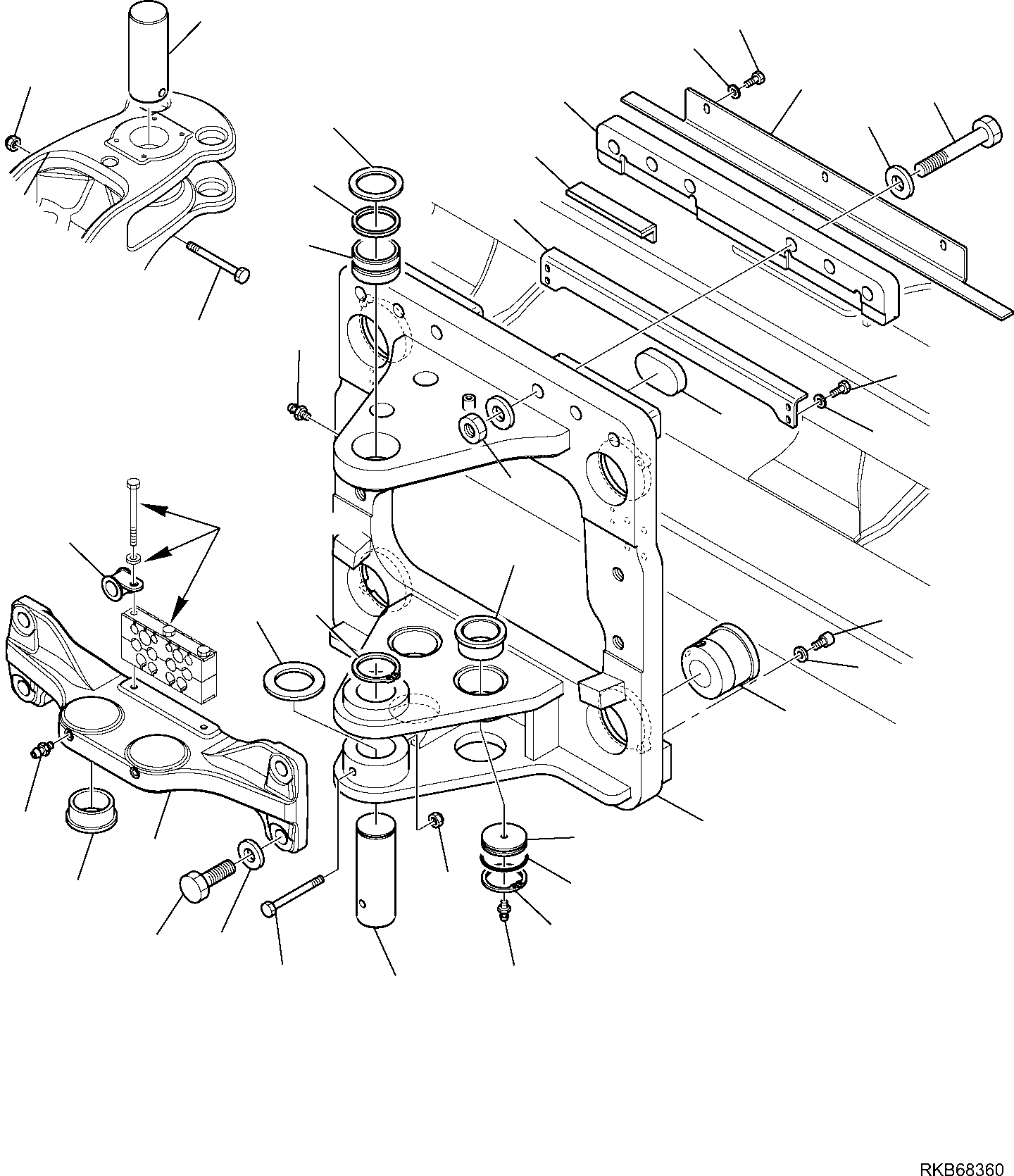 BENT 42N-856-3761 KOMATSU