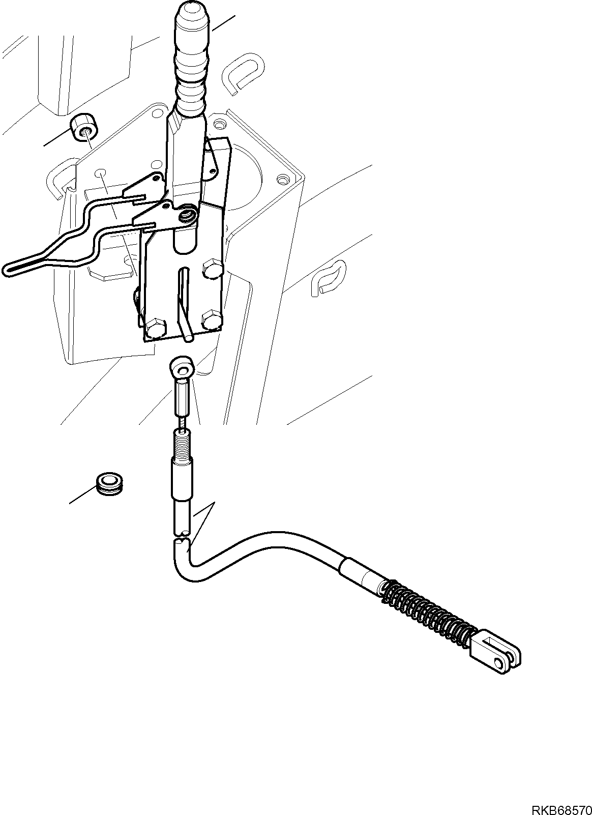 HAND BRAKES 42N-54-15580 KOMATSU