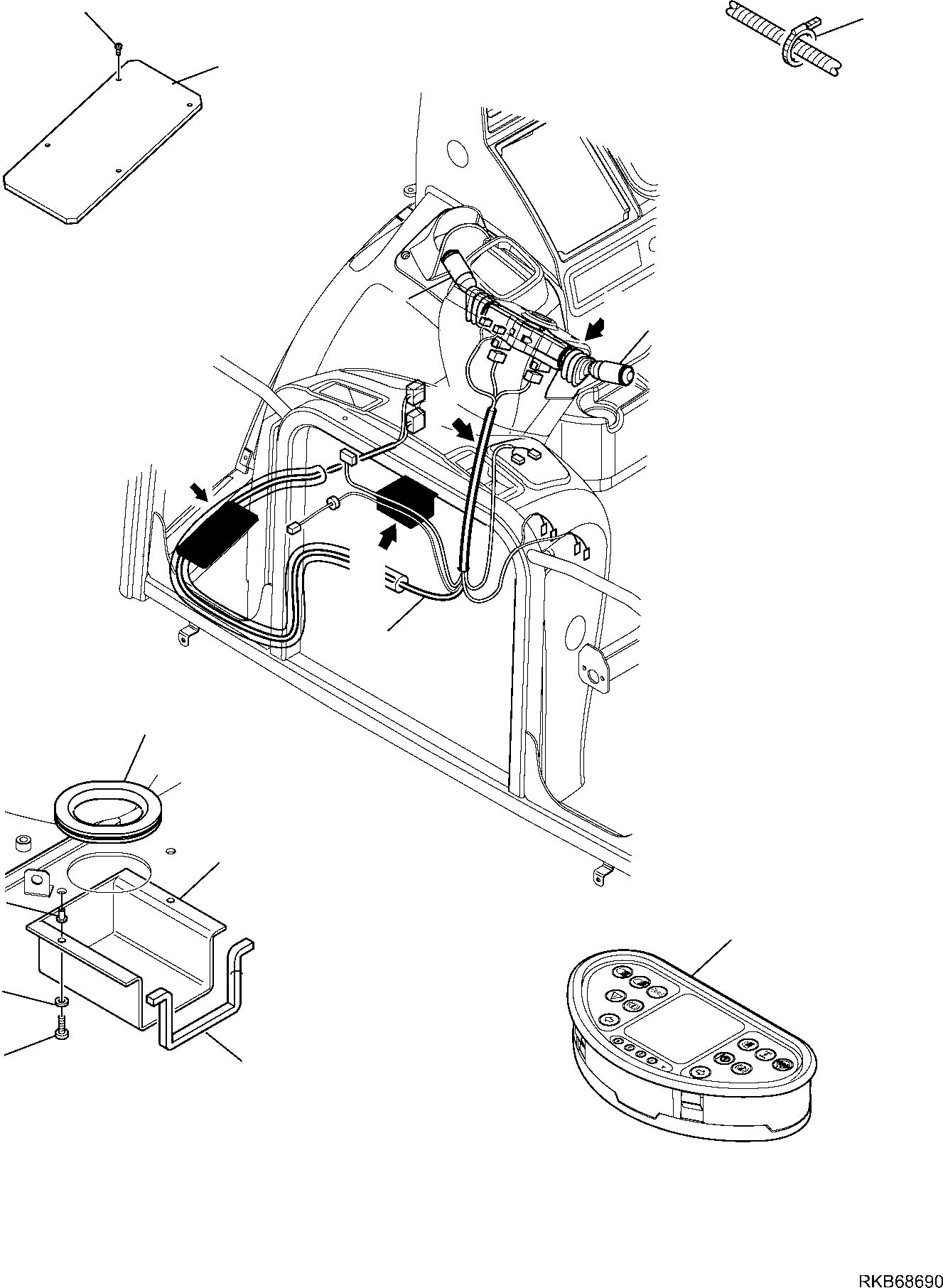 COLUMN SWITCH, ASSEMBLY 42N-06-11331 KOMATSU