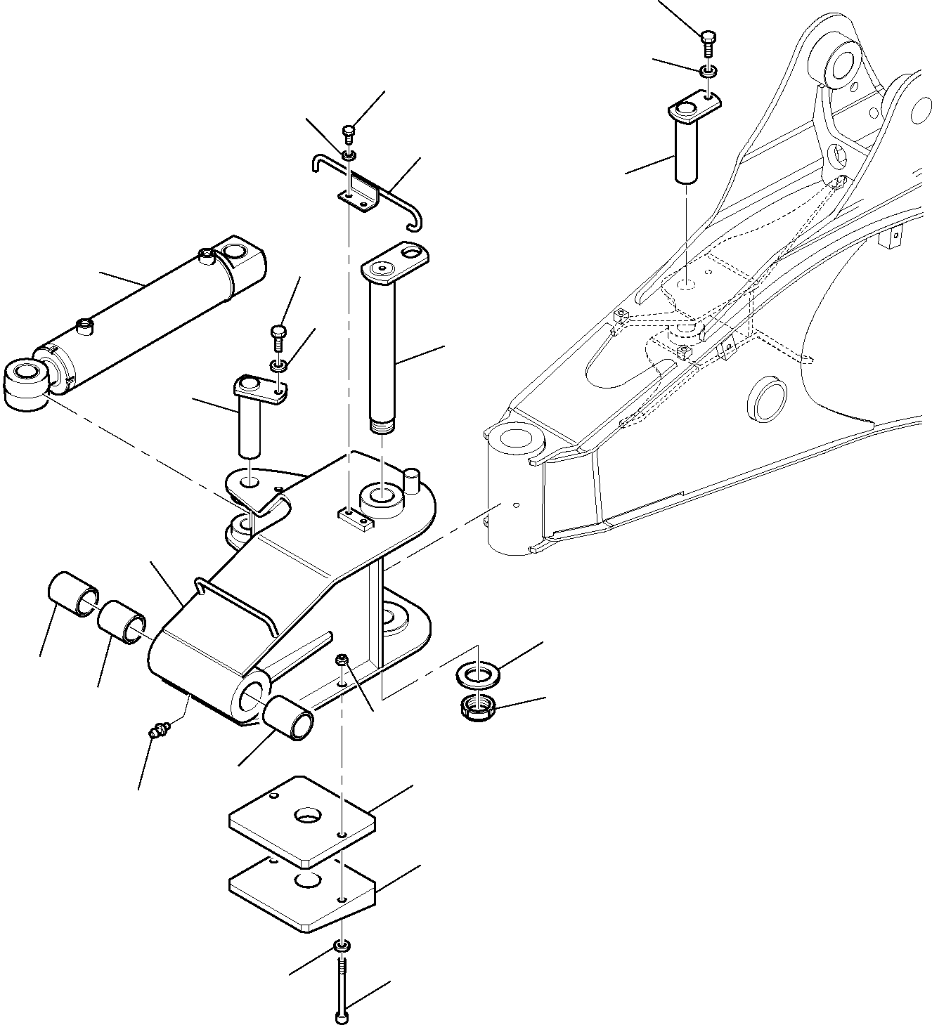 Палец 37B-09-2P009 KOMATSU