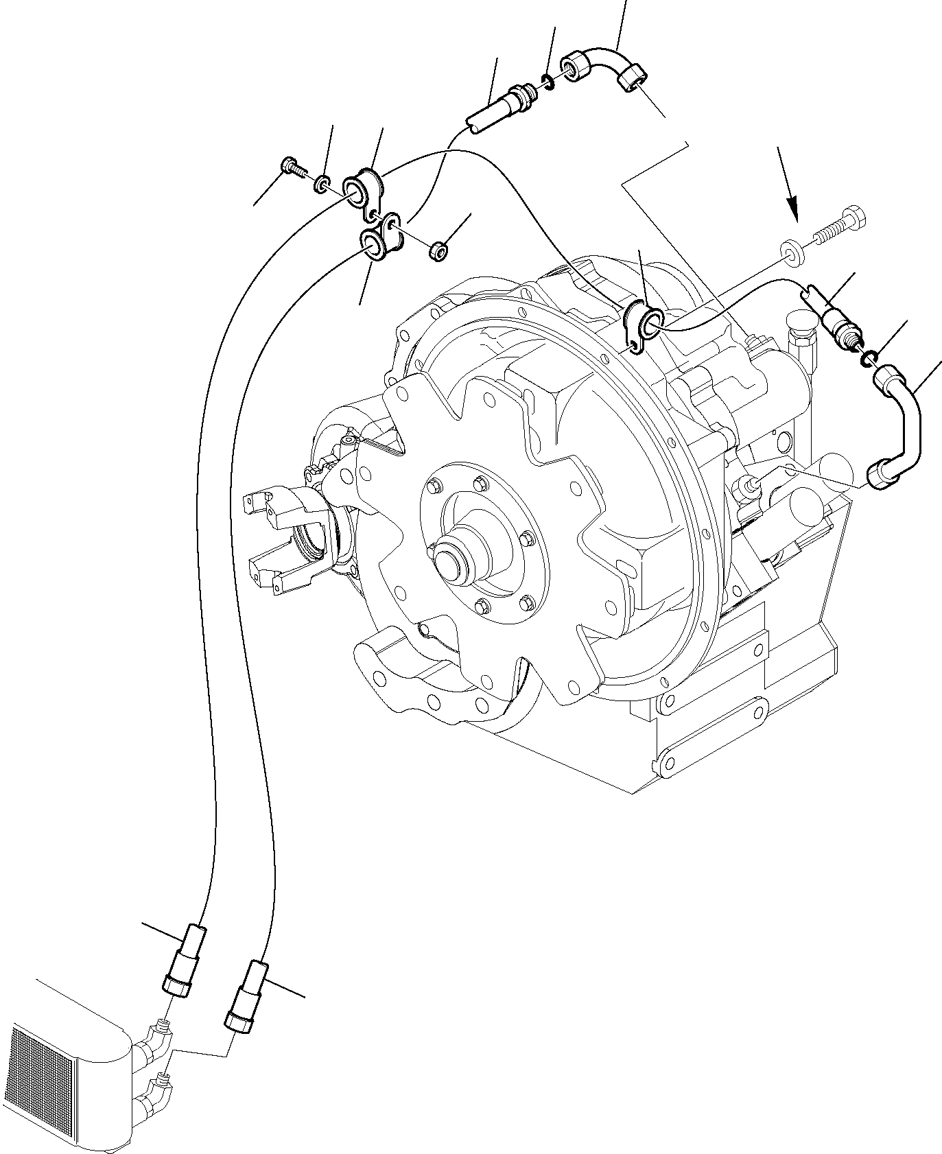 Труба 395-16-11170 KOMATSU