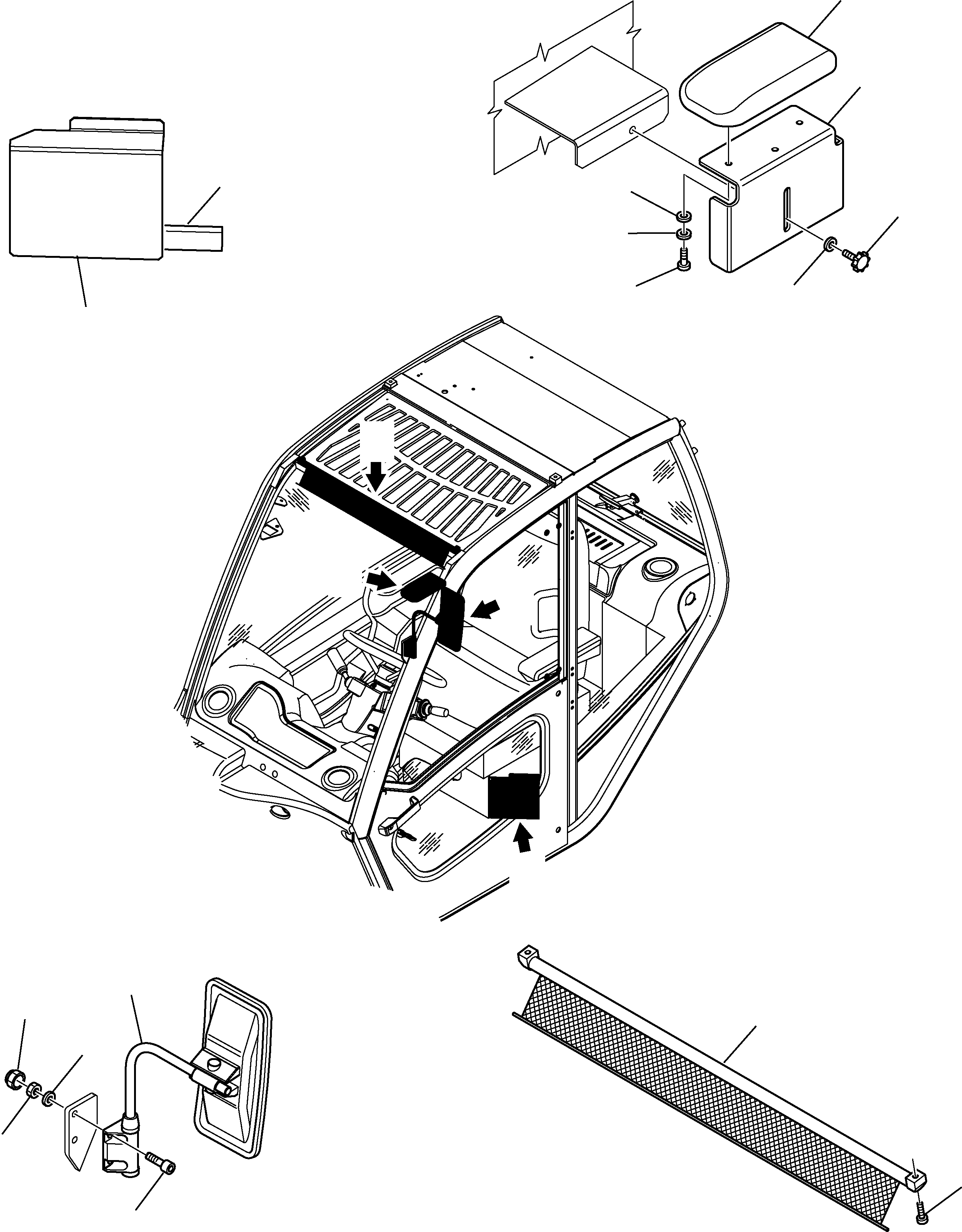 Уплотнитель двери 395-56-11930 KOMATSU