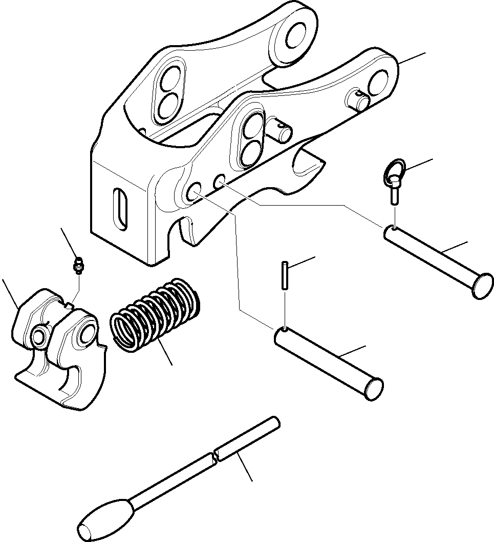 HANDLE, ASSEMBLY 42N-879-1530 KOMATSU