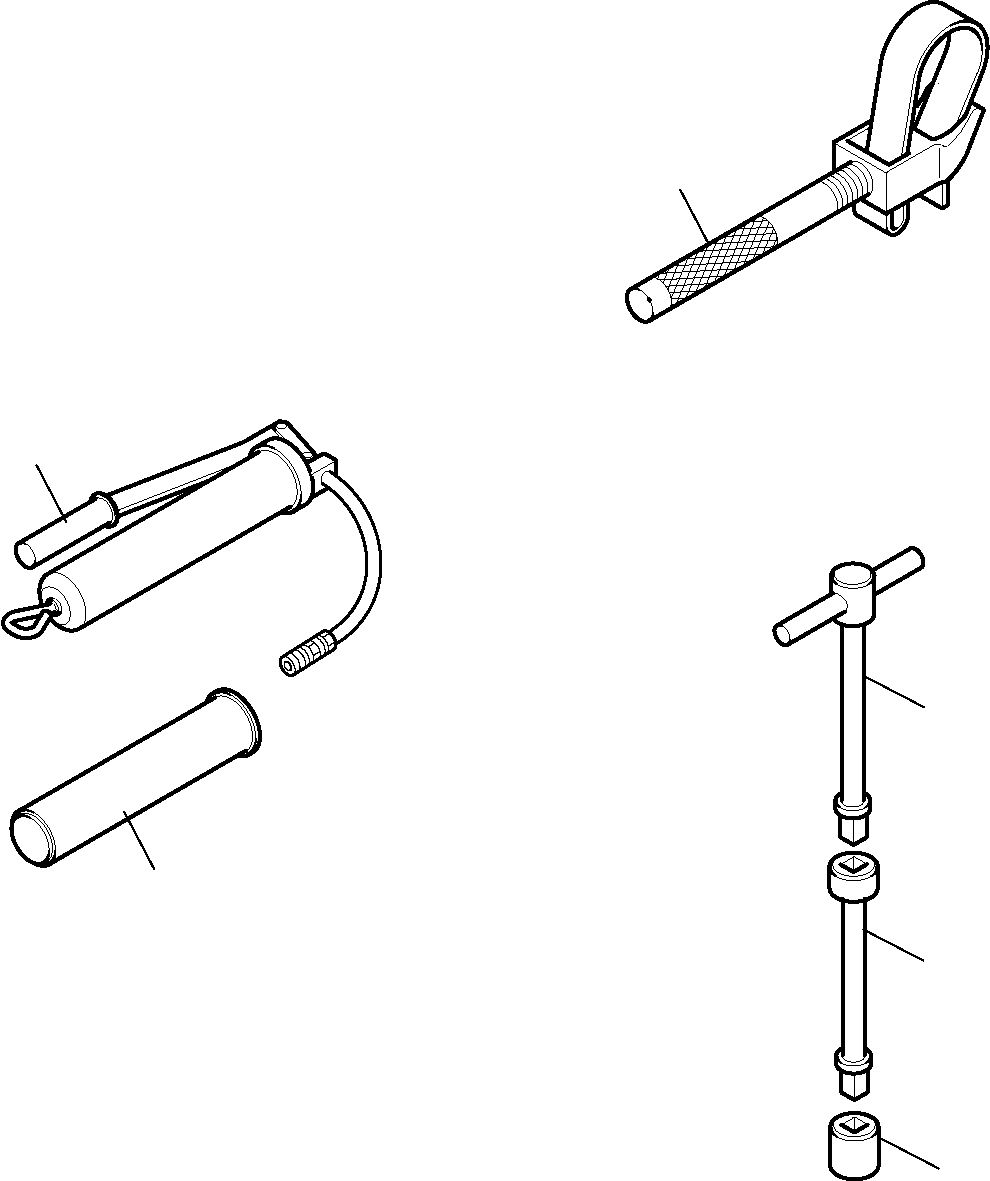 GREASE GUN X866041170 KOMATSU