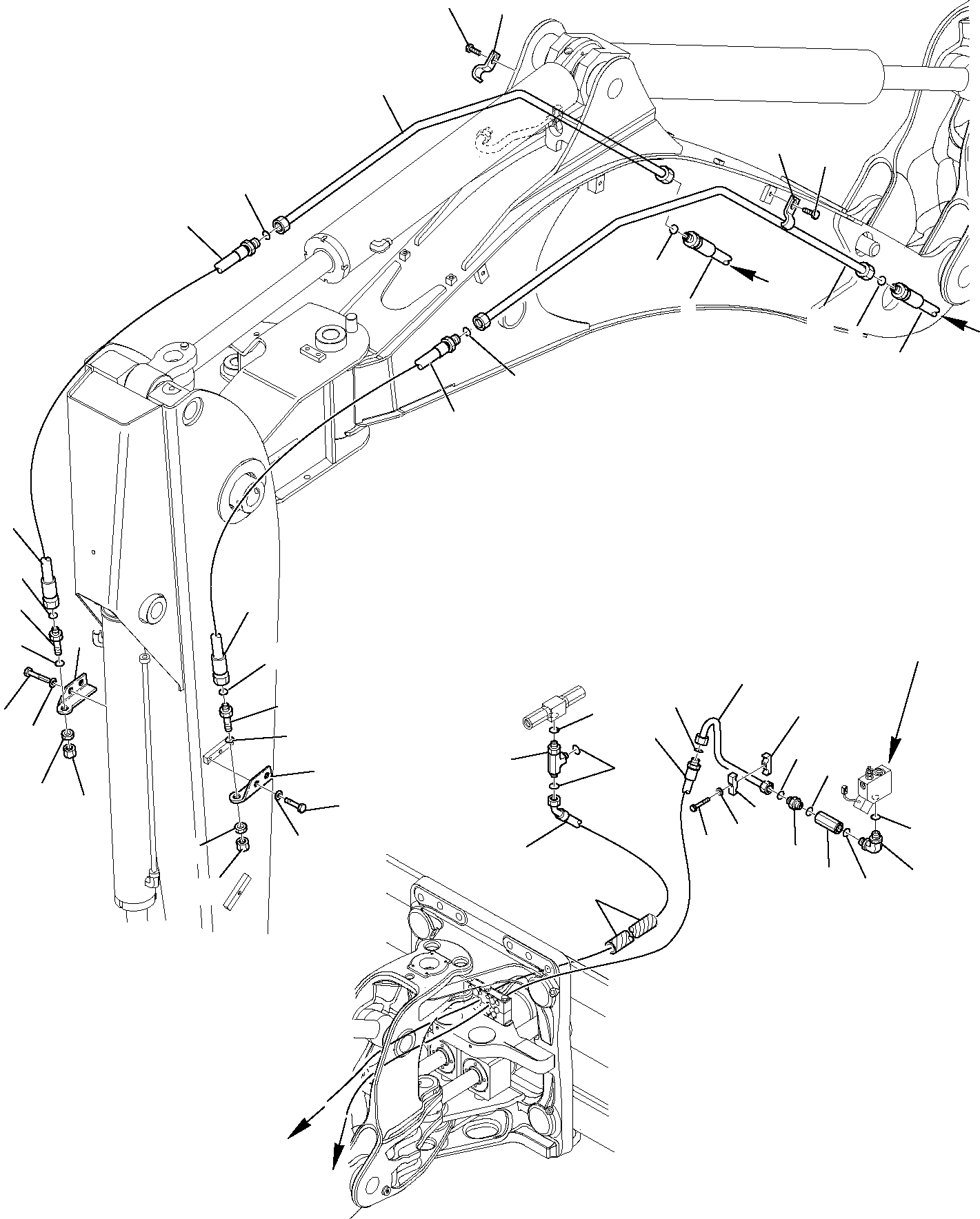 Угольник 37D-09-2F755 KOMATSU