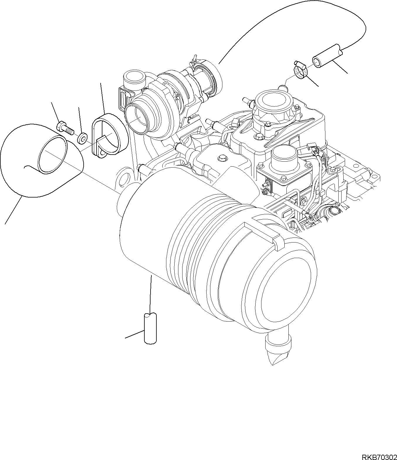 Шланг 42N-02-11712 KOMATSU