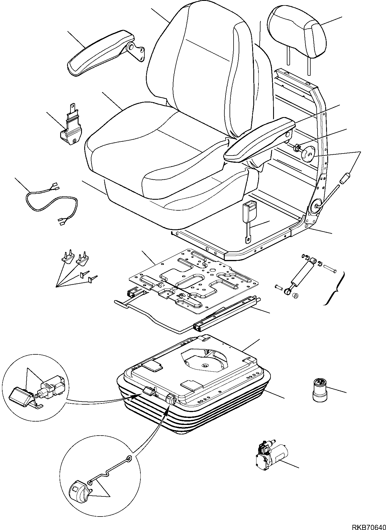 SEAT BELT, ASSEMBLY AS189934 KOMATSU