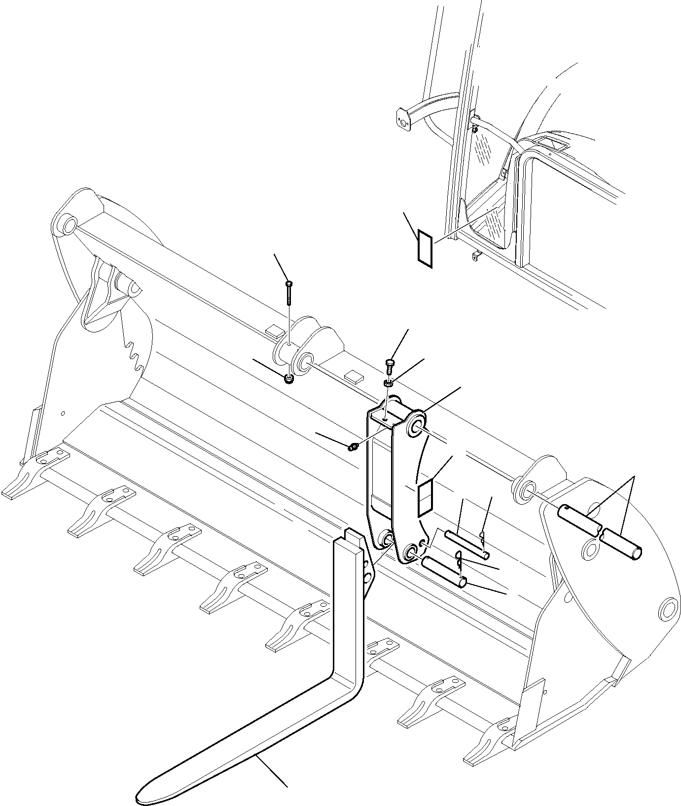 FORK 42N-N12-1760 KOMATSU
