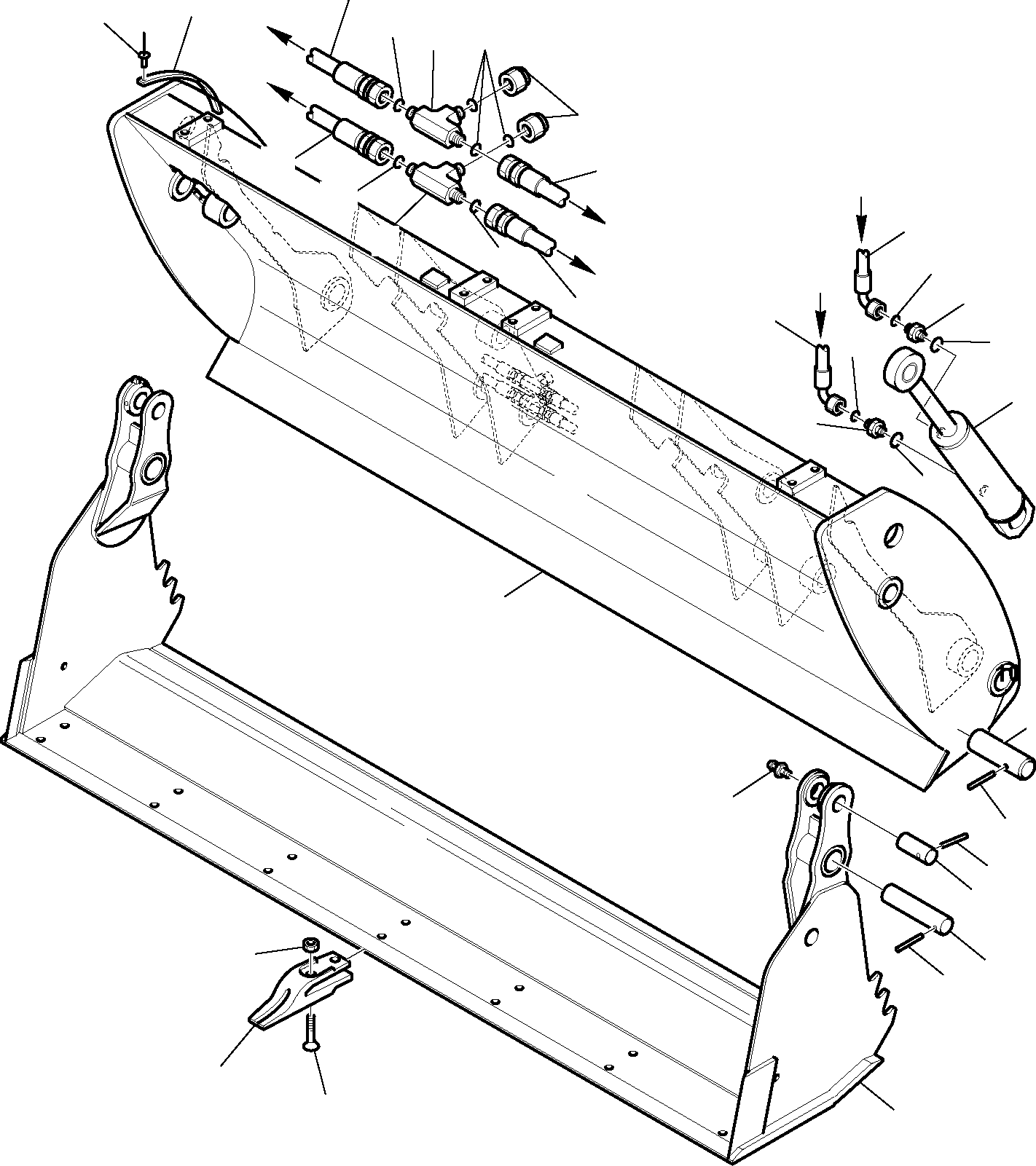 BUCKET BODY 42N-833-1611 KOMATSU