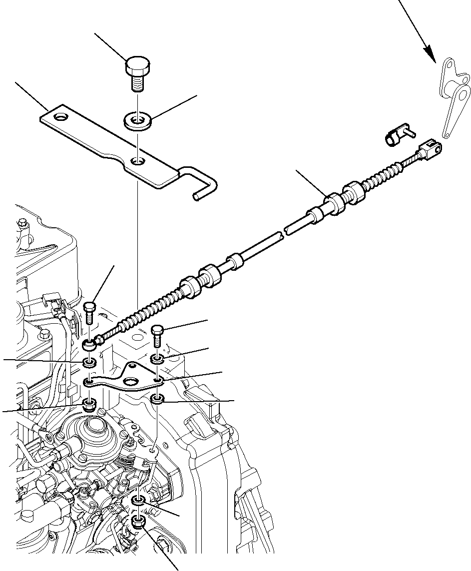Кронштейн 42N-02-13641 KOMATSU
