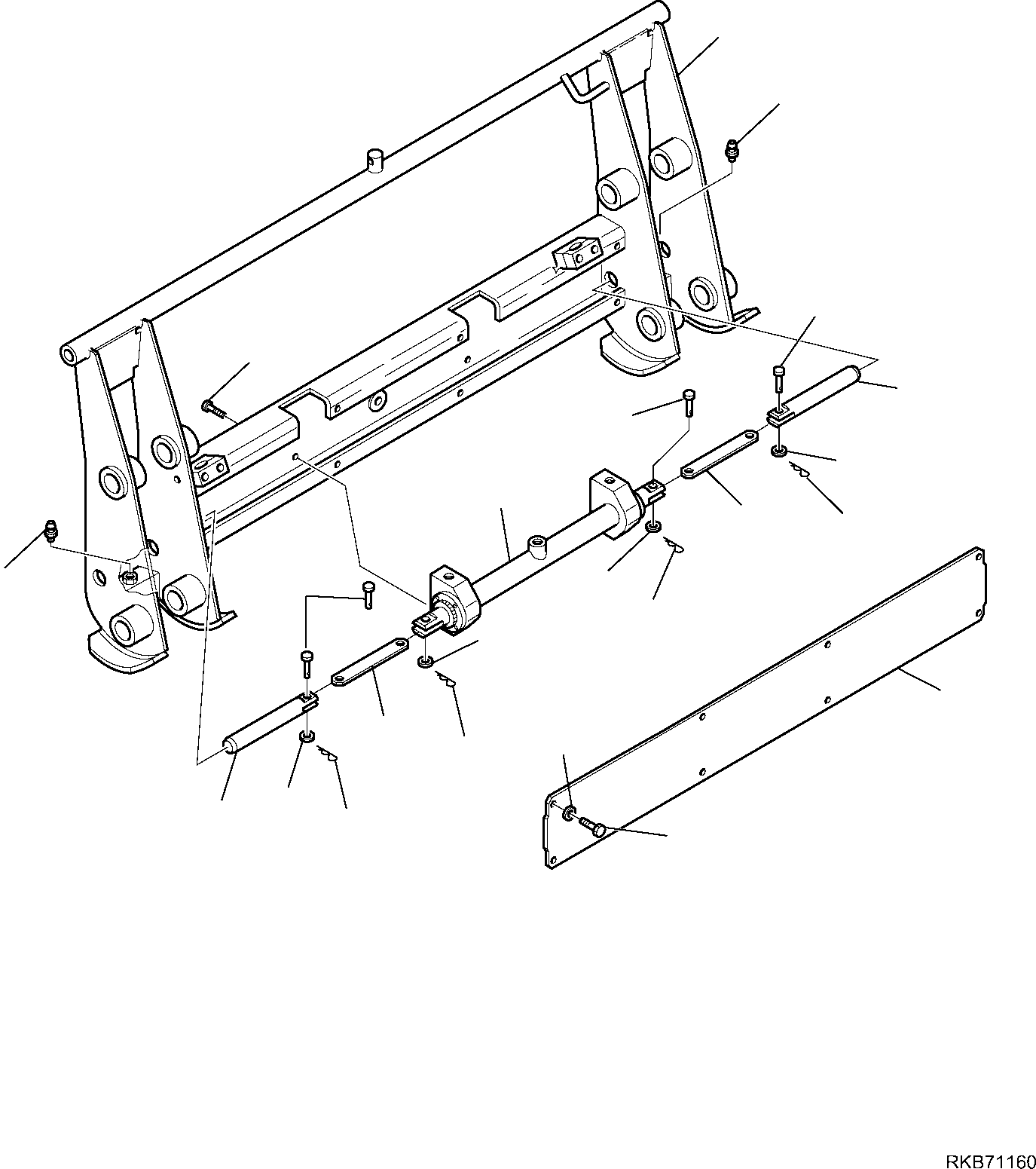 CYLINDER, ASSEMBLY (42N-879-1210XC) KOMATSU