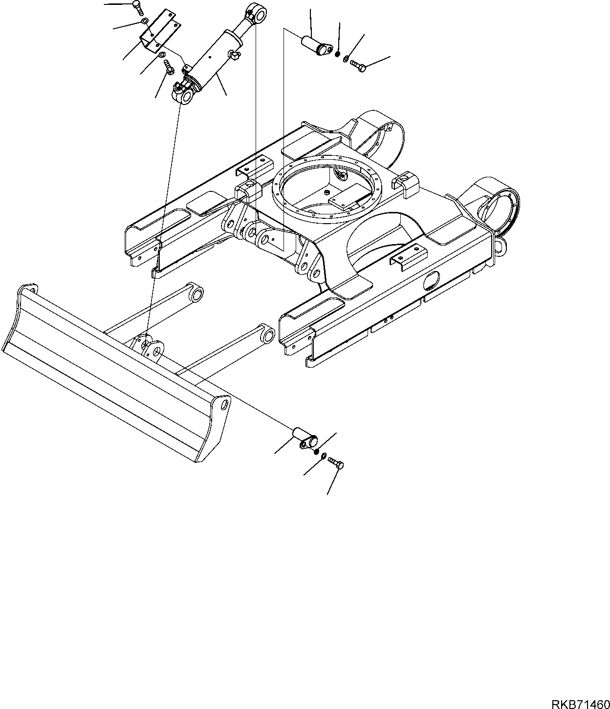 CYLINDER, ASSEMBLY (707-00-0X142) KOMATSU