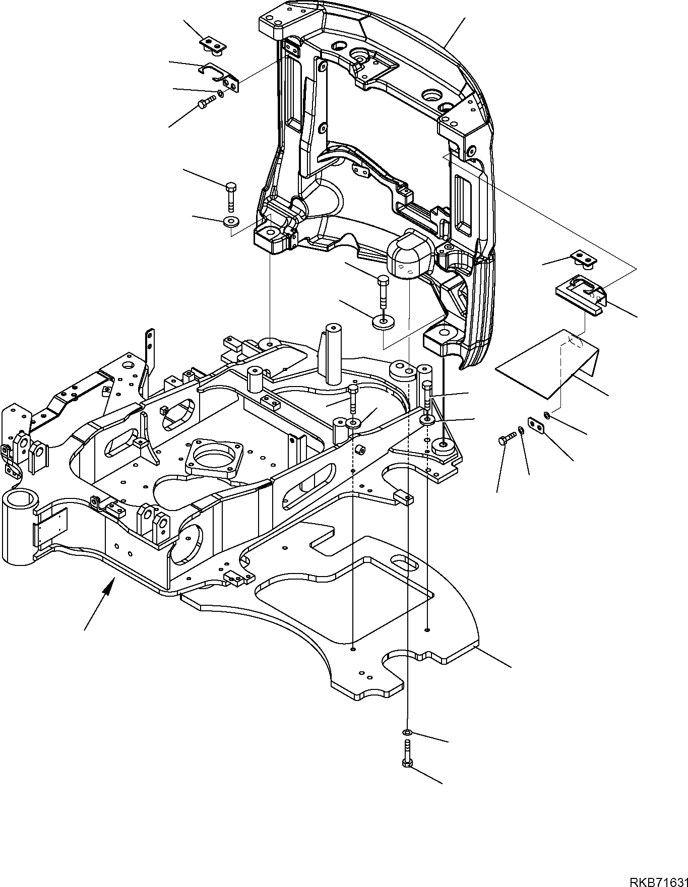 COUNTER WEIGHT 22J-46-25712 KOMATSU