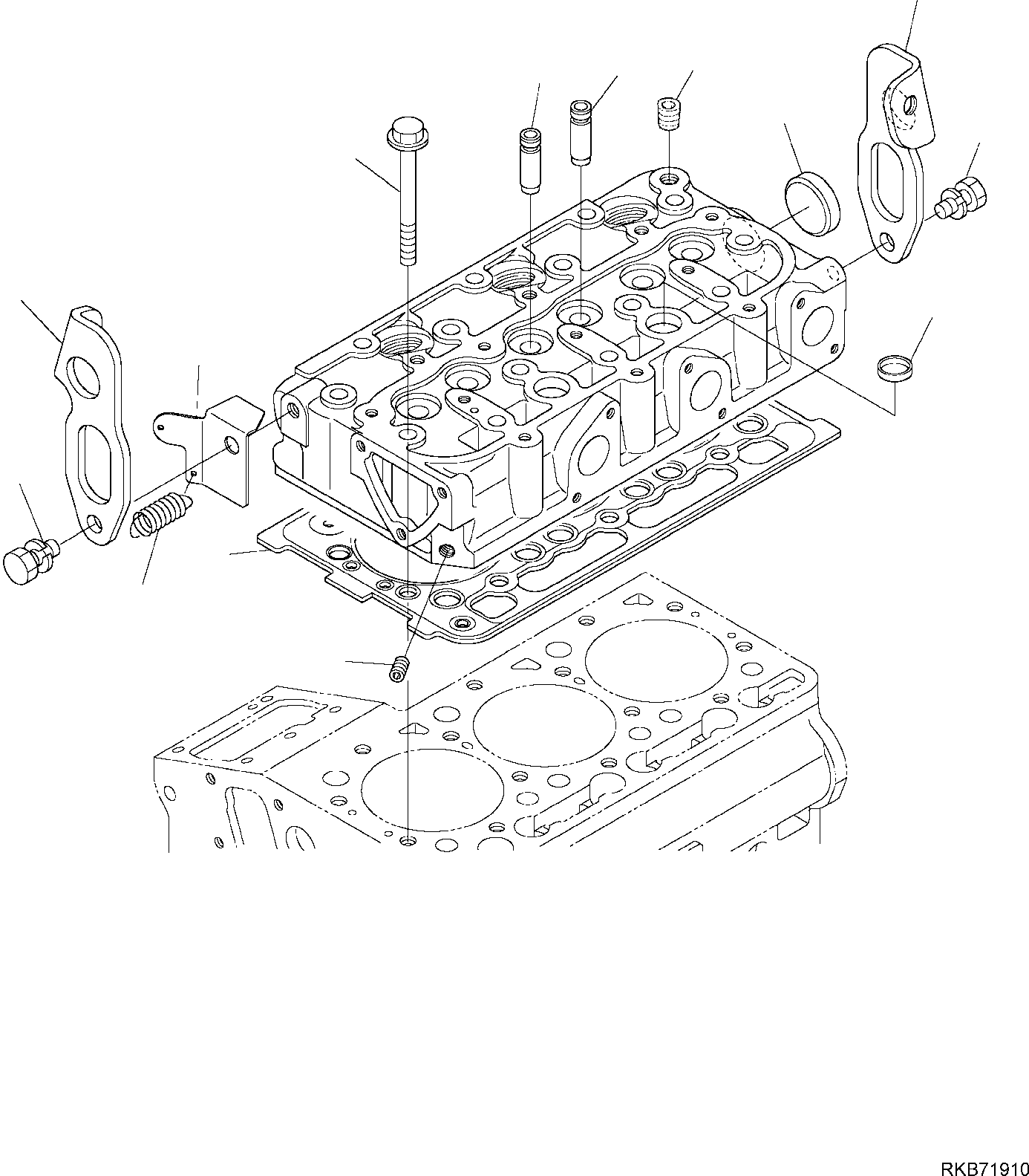 ENGINE, ASSEMBLY 22J-01-R5201 KOMATSU