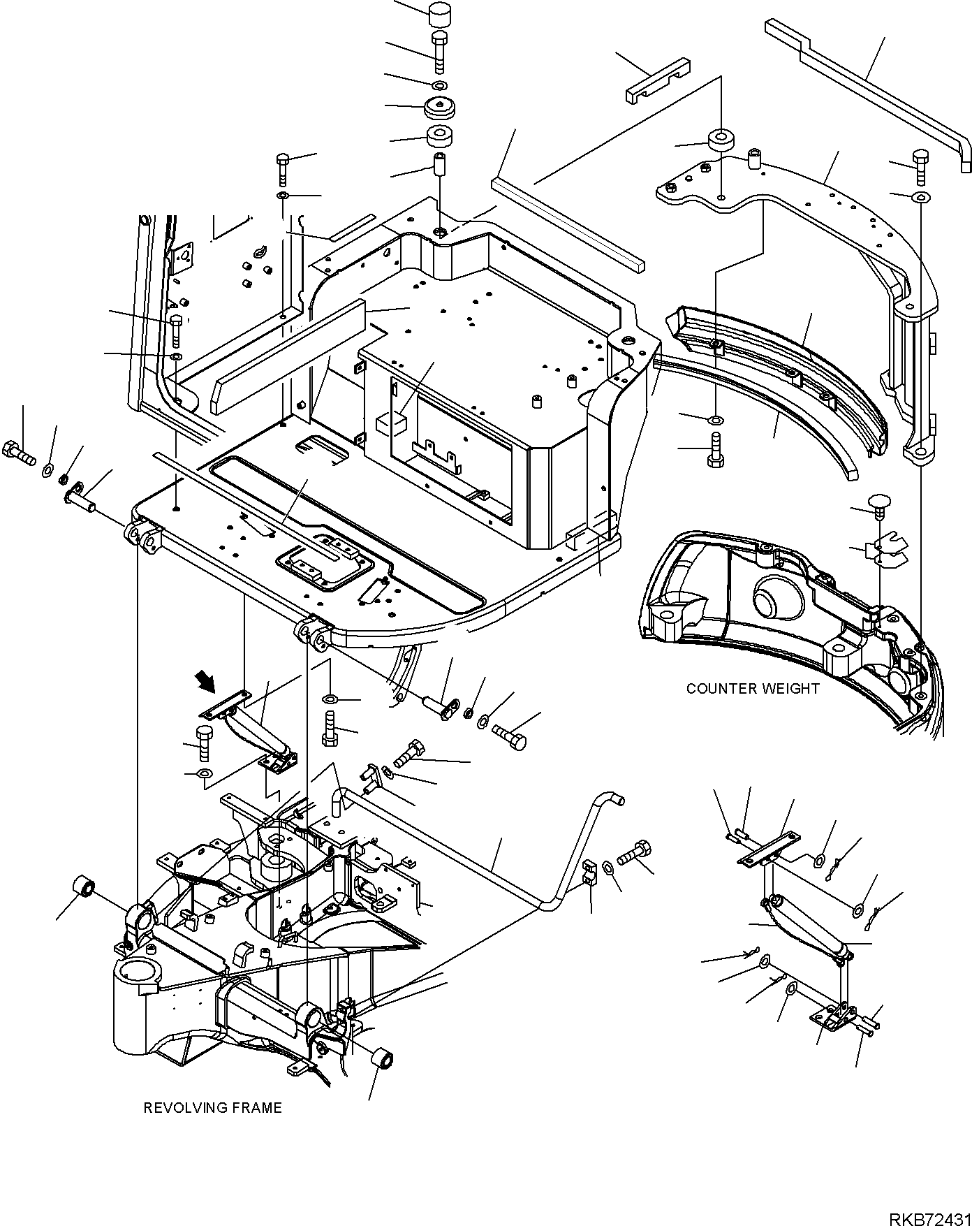 Прокладка 2A1-54-13290 KOMATSU