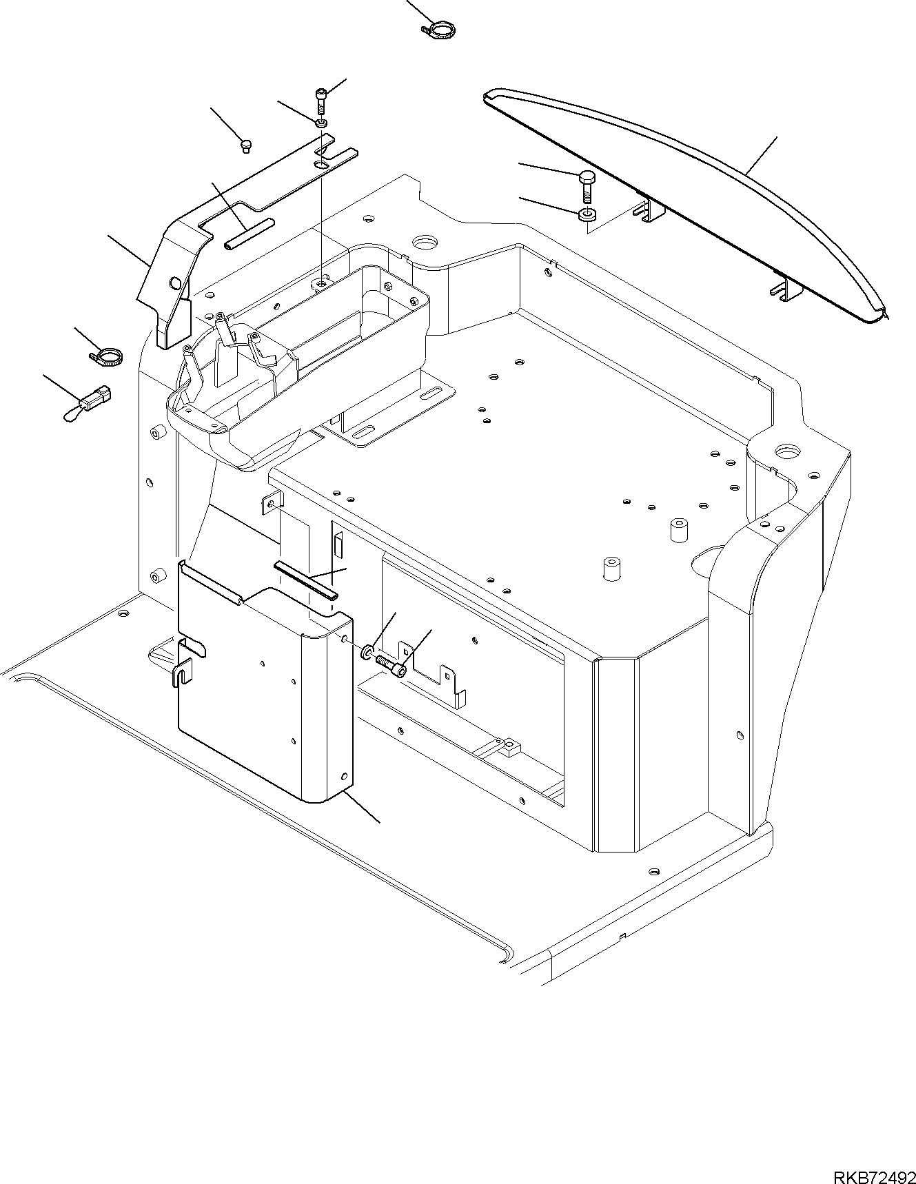 Прокладка 2A1-43-11270 KOMATSU