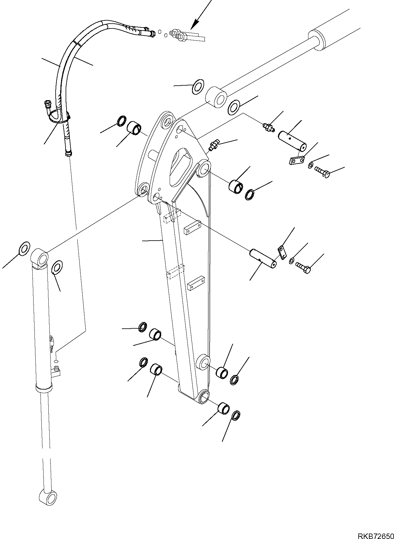 ARM, ASSEMBLY 2A1-70-12101 KOMATSU