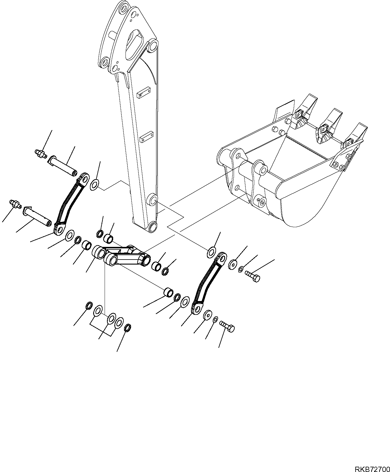 LINK, ASSEMBLY 2A1-70-98910 KOMATSU
