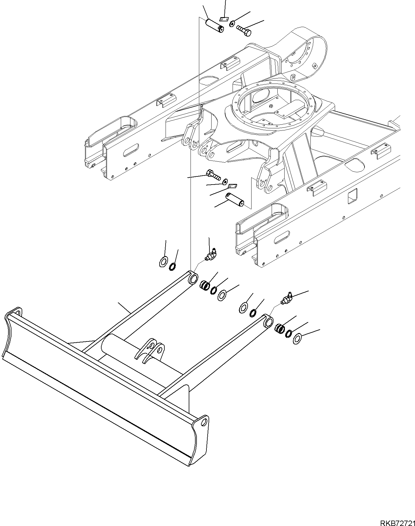 BLADE, ASSEMBLY 2A1-71-11101 KOMATSU