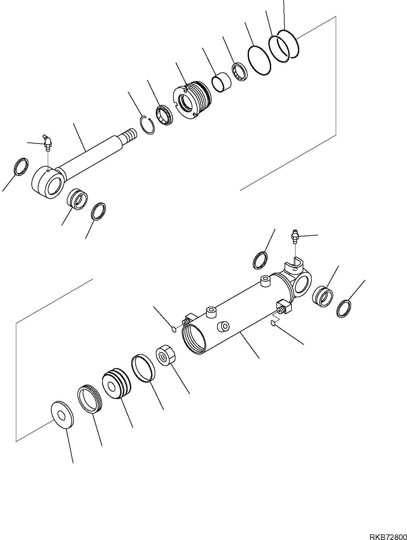CYLINDER, ASSEMBLY 707-00-0H680 KOMATSU