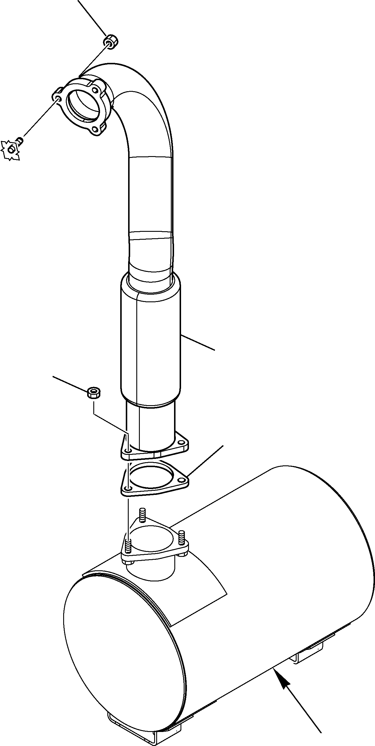MANIFOLD, EXHAUST 395-02-11122 KOMATSU