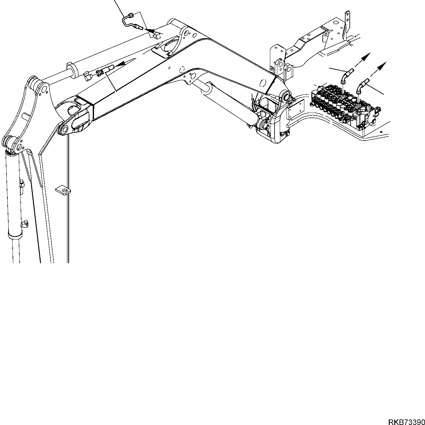 Шланг 22L-09-R8371 KOMATSU