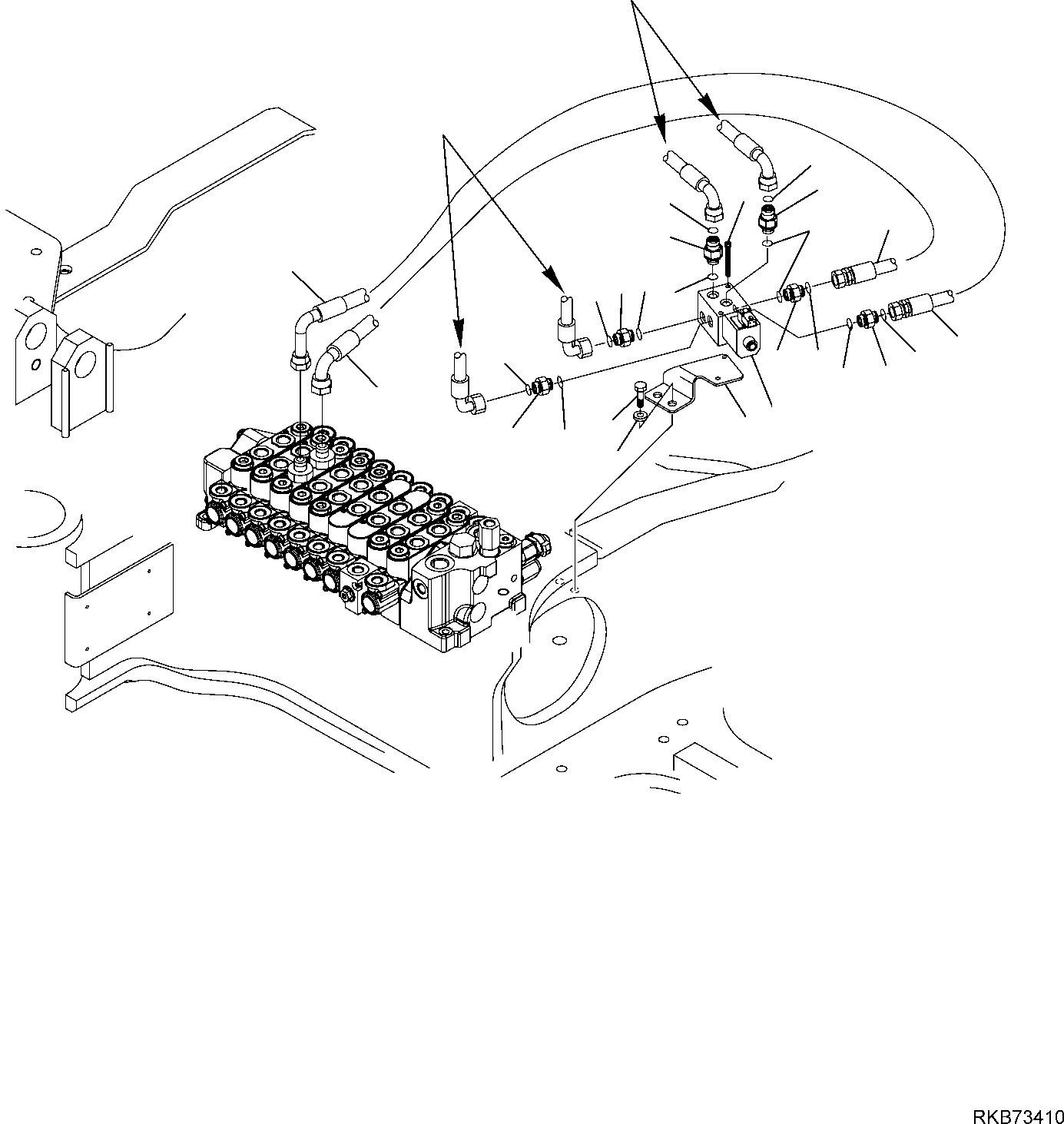 Шланг 20M-62-R4130 KOMATSU