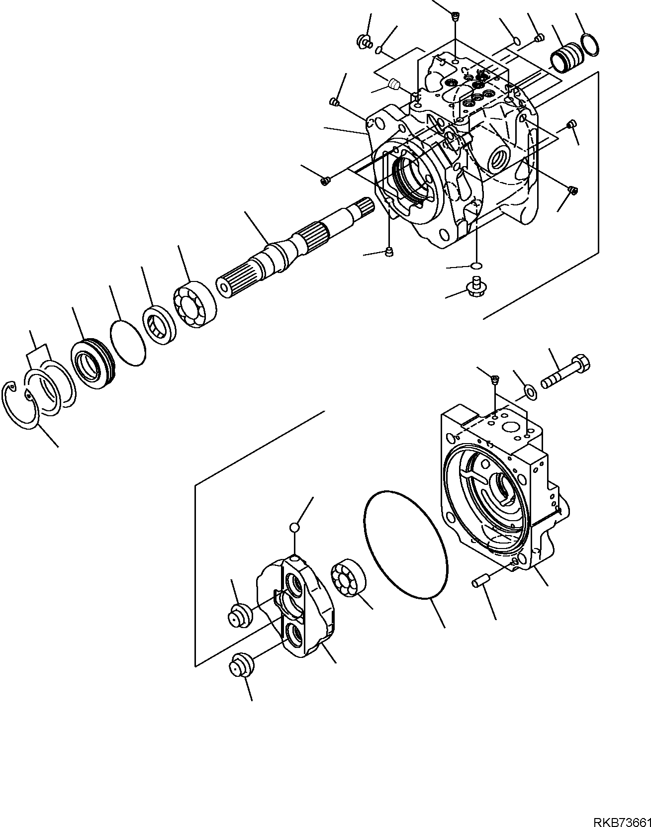 HYDRAULIC PUMP, ASSEMBLY 708-1W-00984 KOMATSU
