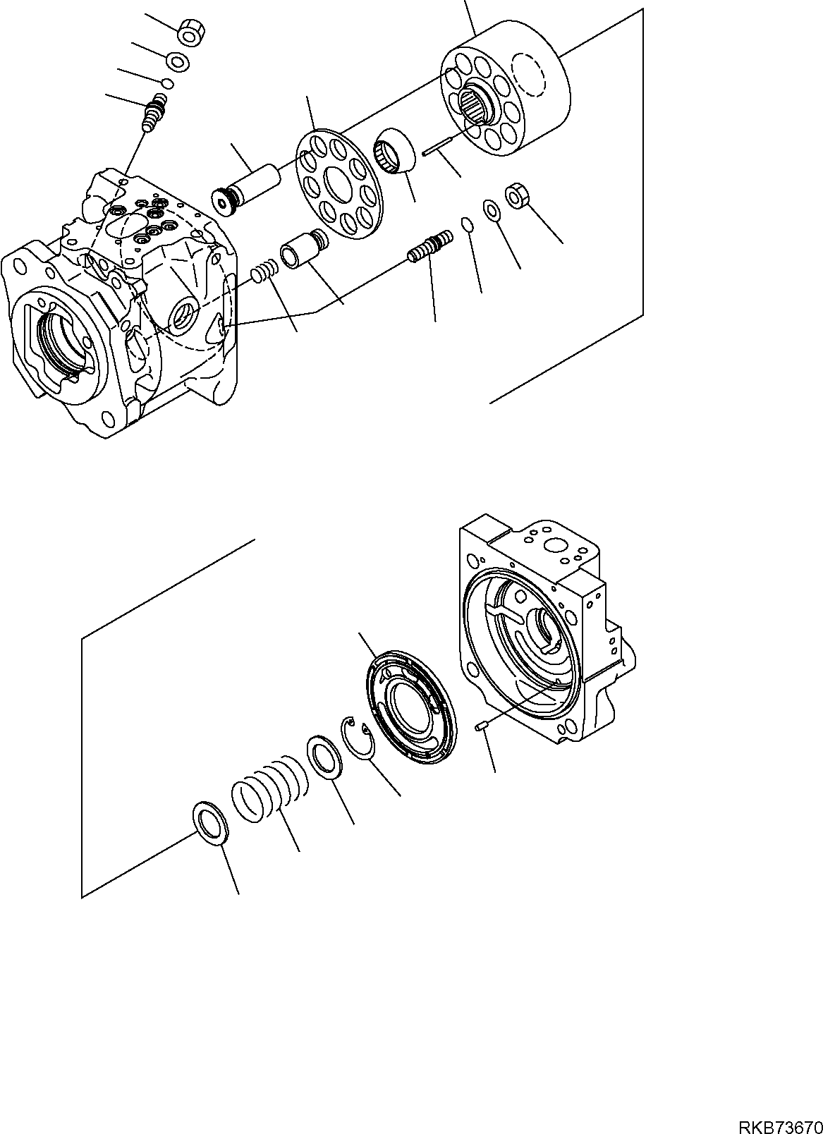 PUMP, SUBASSEMBLY (708-1W-01985) KOMATSU