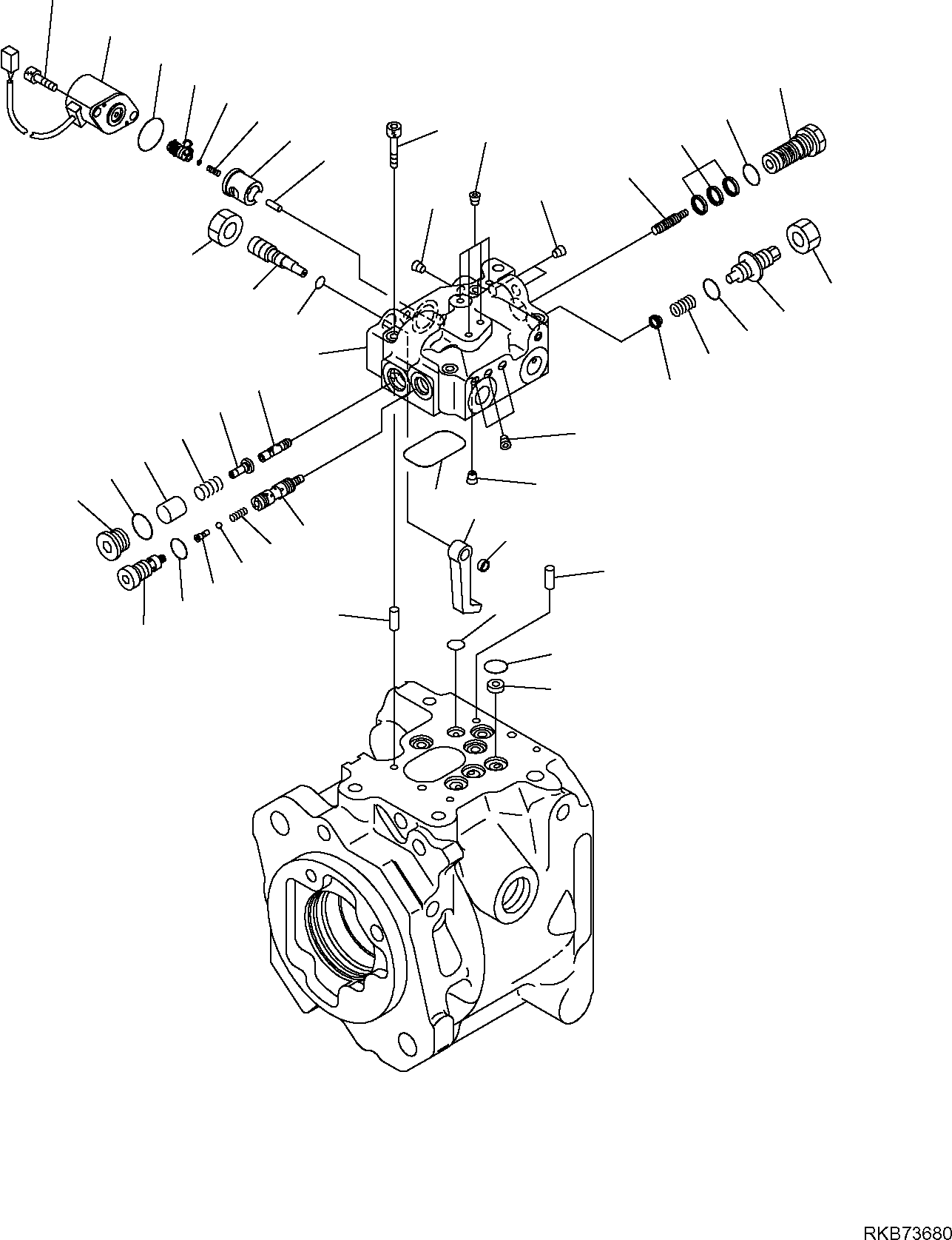 VALVE, ASSEMBLY (\7\ 708-1W-03751) KOMATSU
