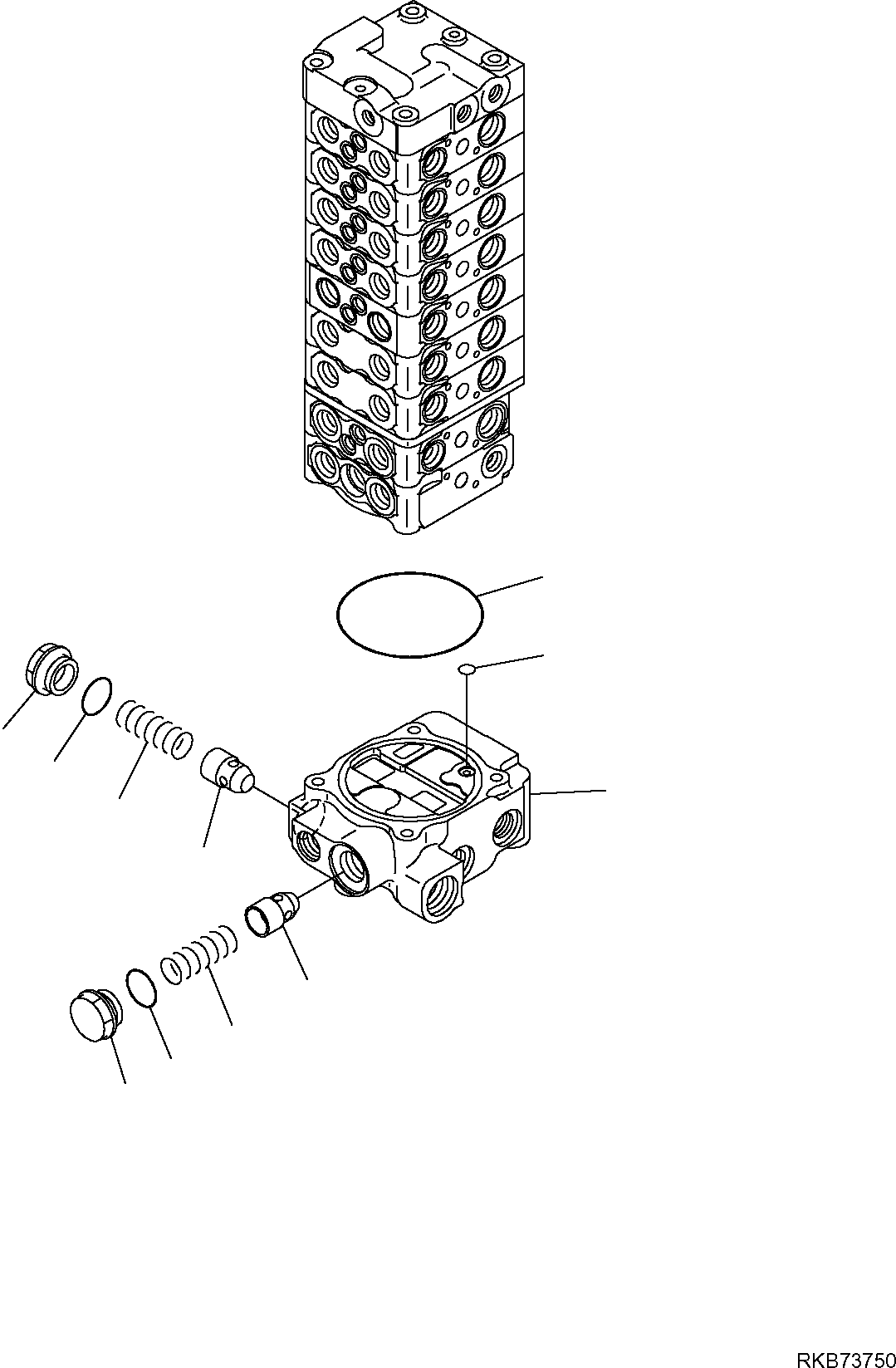 BLOCK, SUBASSEMBLY 723-26-01803 KOMATSU