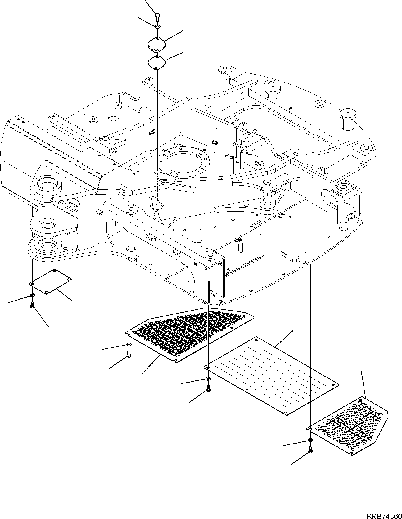 COVER, ASSEMBLY 22E-46-21432 KOMATSU