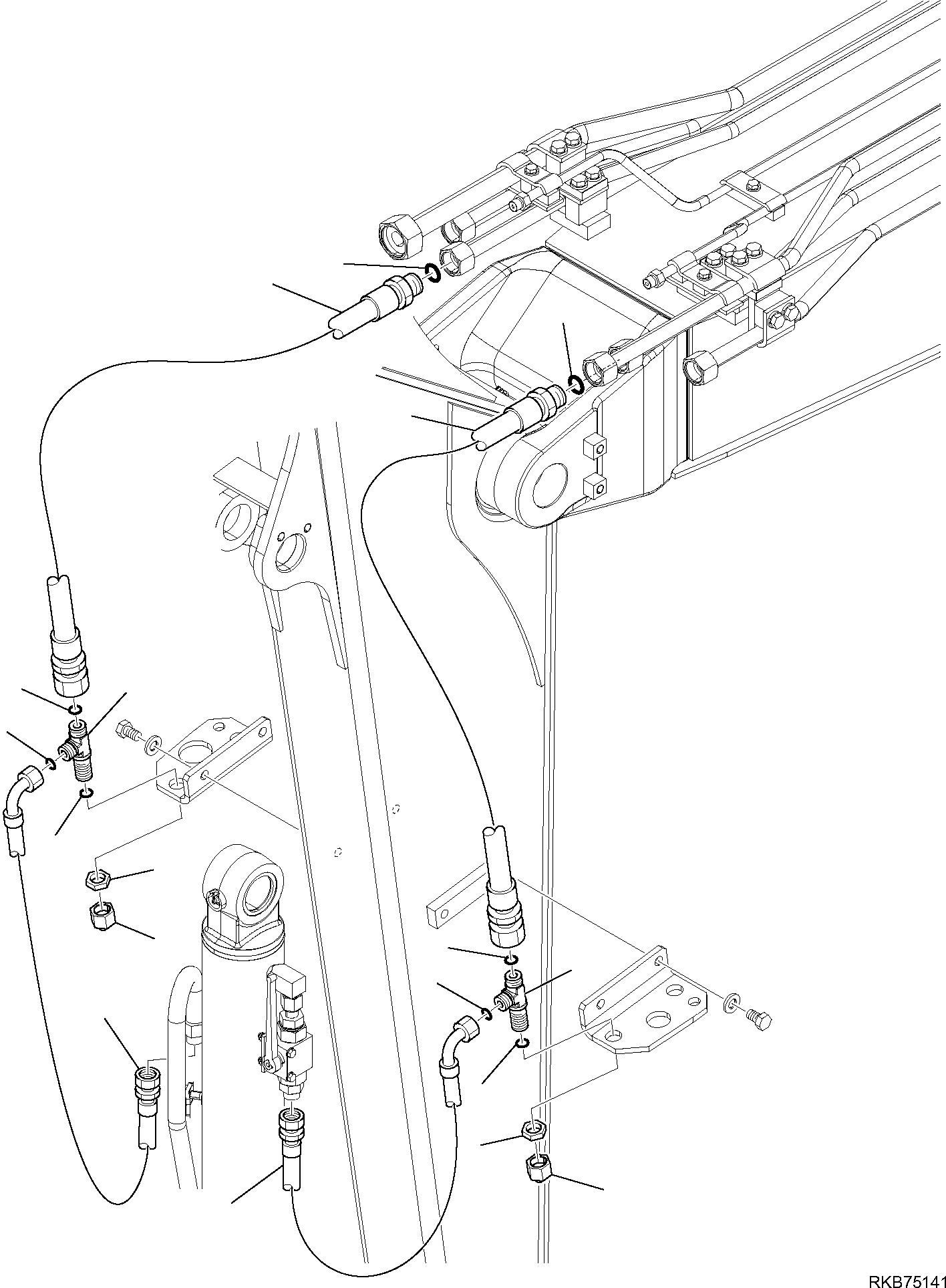 Шланг 22E-62-22571 KOMATSU