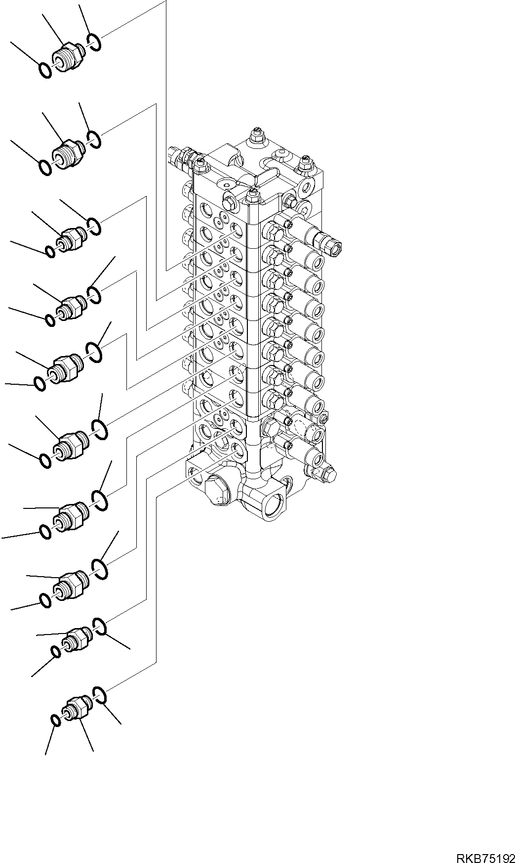 Соединительный штуцер 22E-62-21310 KOMATSU