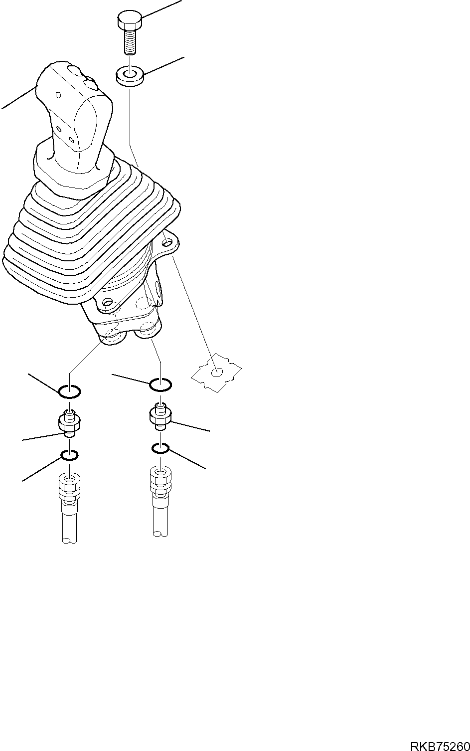 PPC VALVE, R.H., ASSEMBLY (702-16-09470) KOMATSU
