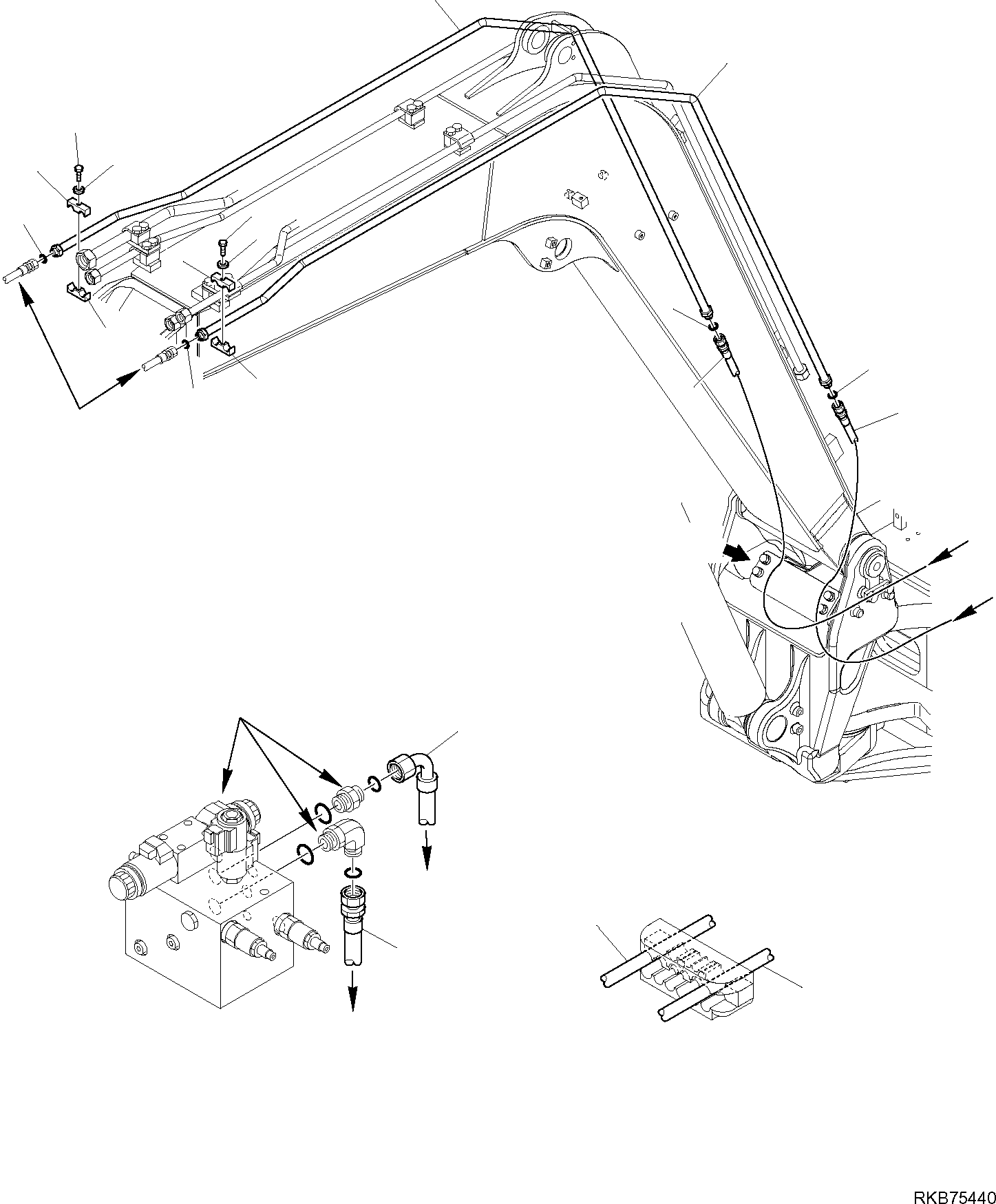 Шланг 02766-B0430 KOMATSU