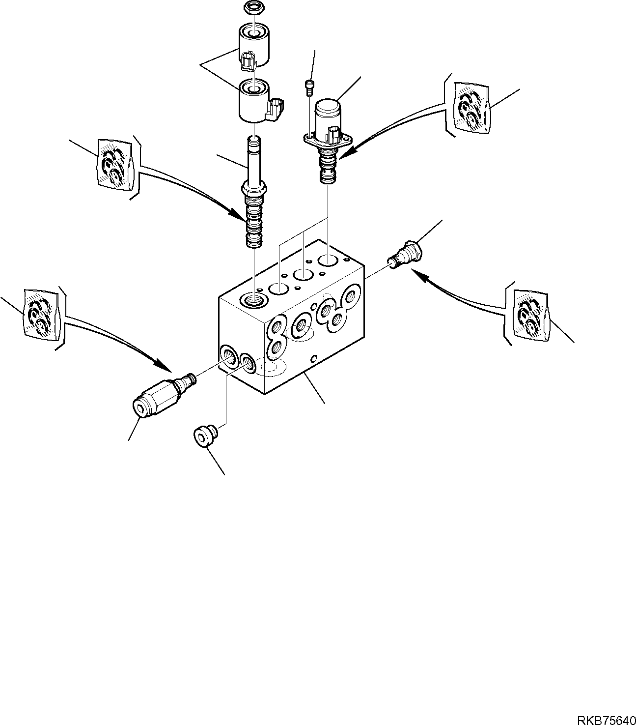 SOLENOID VALVE, ASSEMBLY 22E-60-21311 KOMATSU