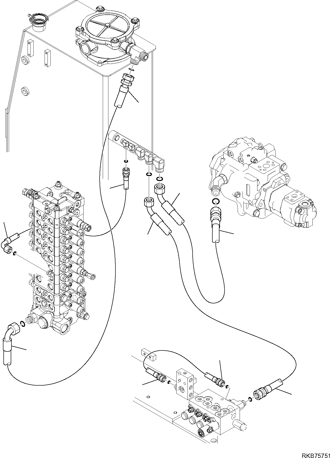 Шланг 22E-62-22680 KOMATSU