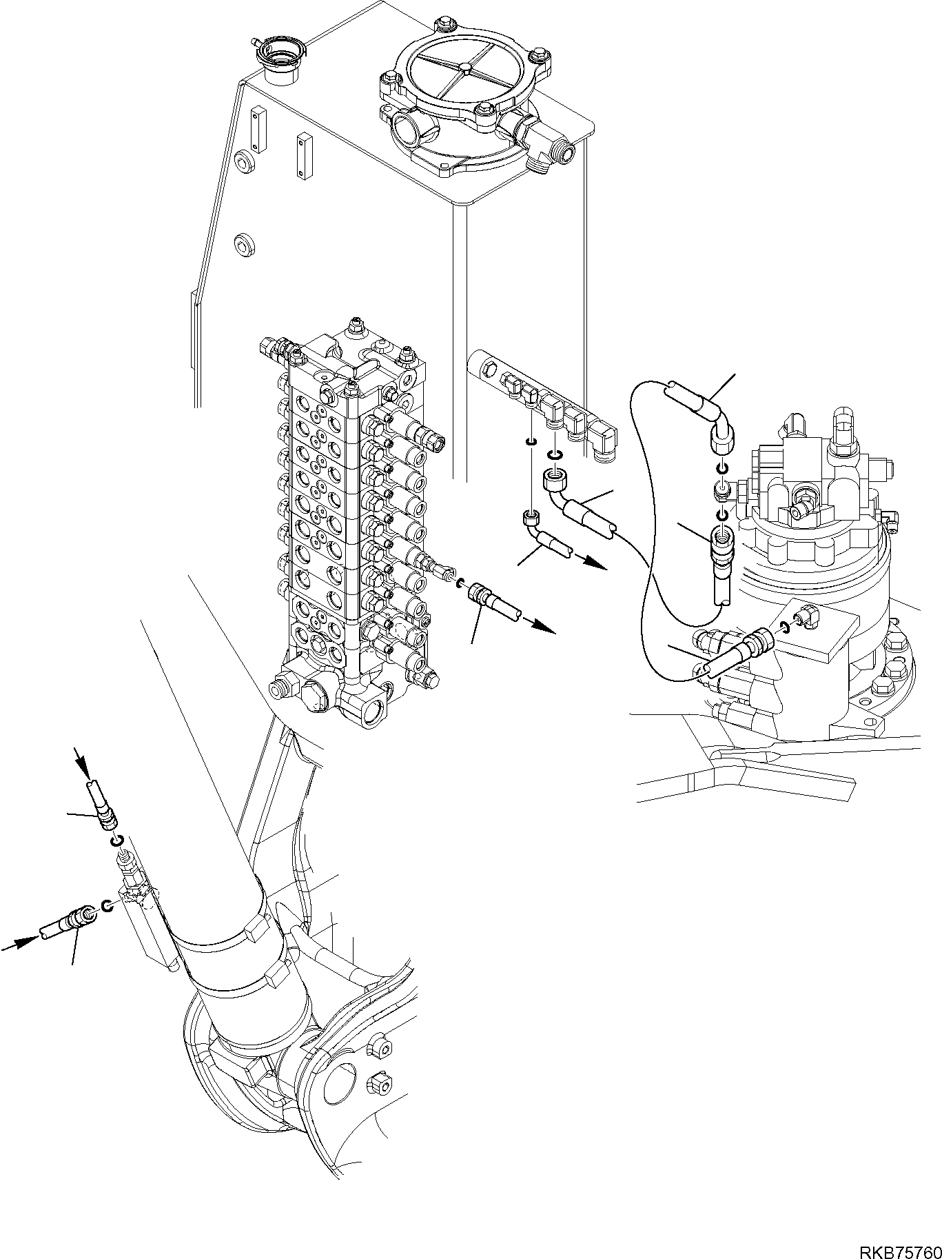 Шланг 22E-62-21792 KOMATSU