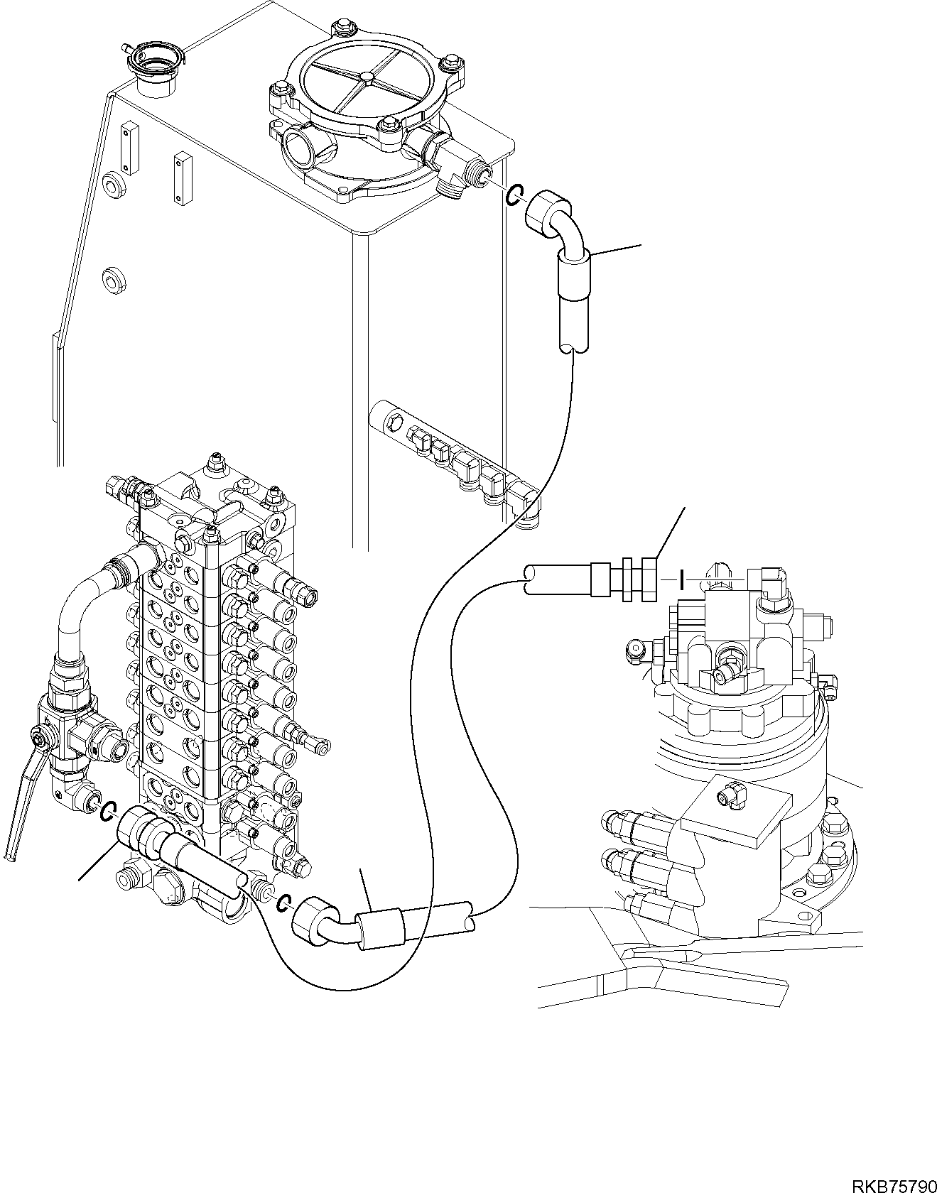 Шланг 22E-62-21720 KOMATSU