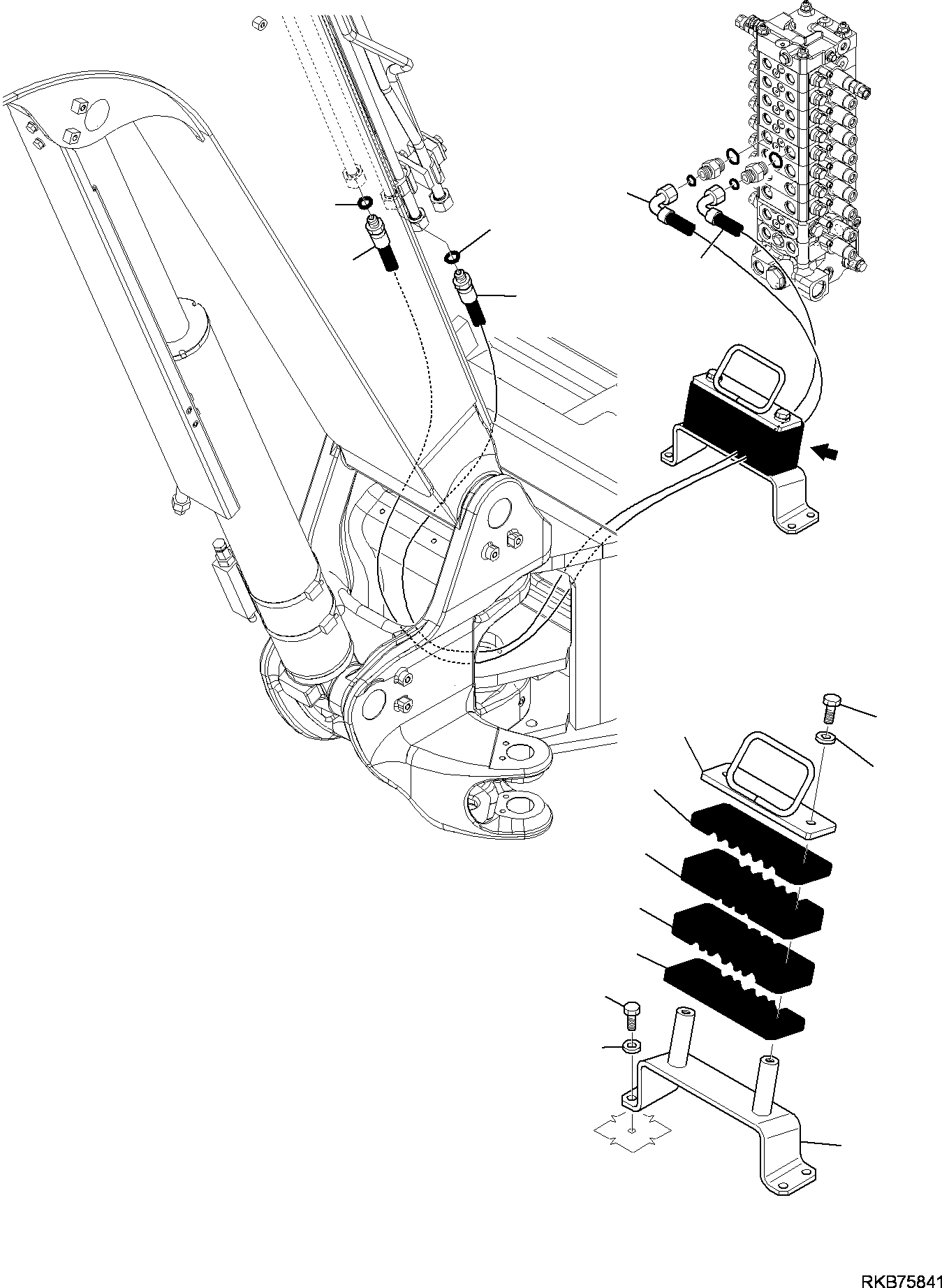 Шланг 22E-62-21441 KOMATSU