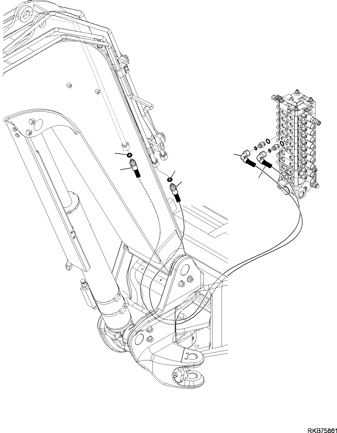 Шланг 22E-62-22171 KOMATSU