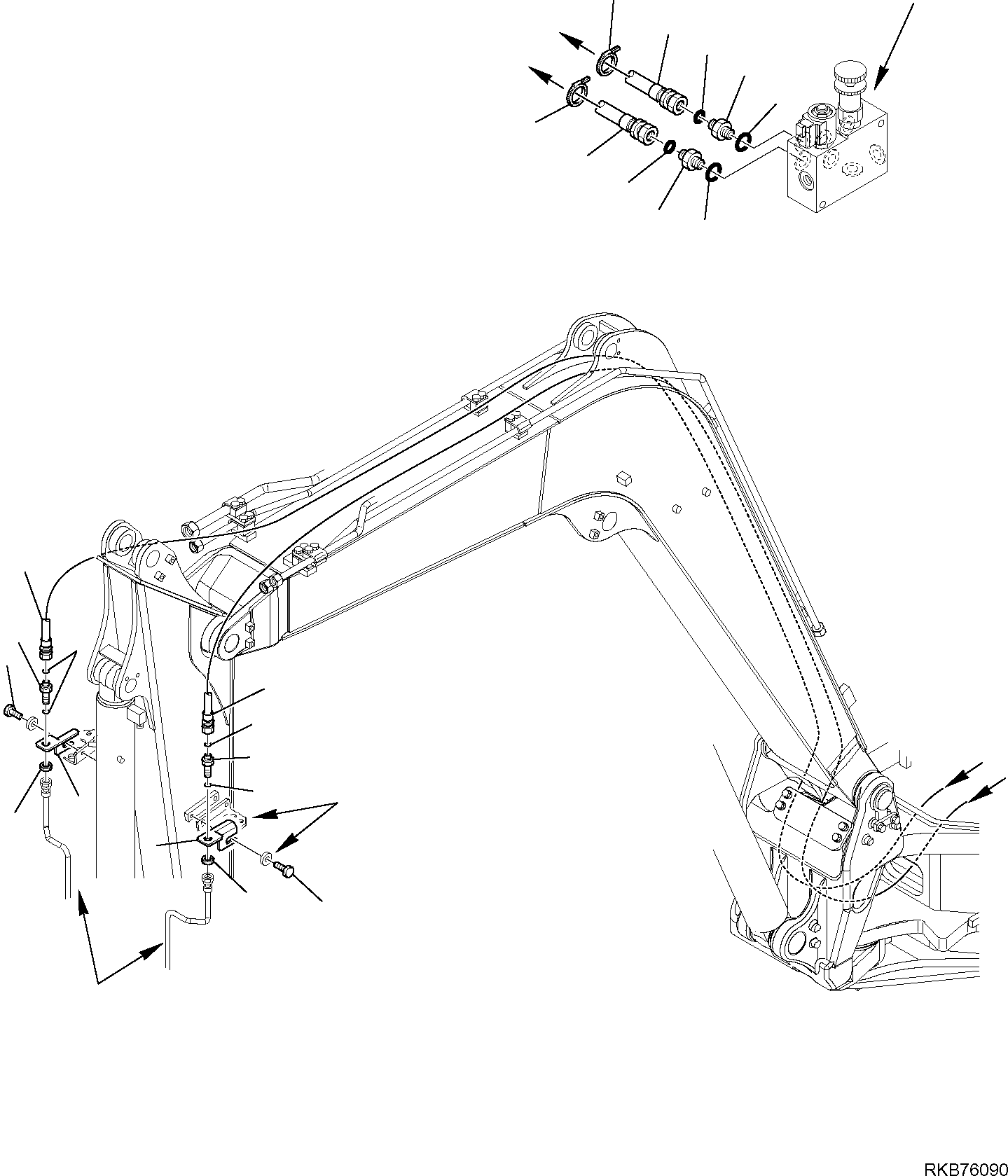 Кронштейн лев. 21W-09-R5360 KOMATSU