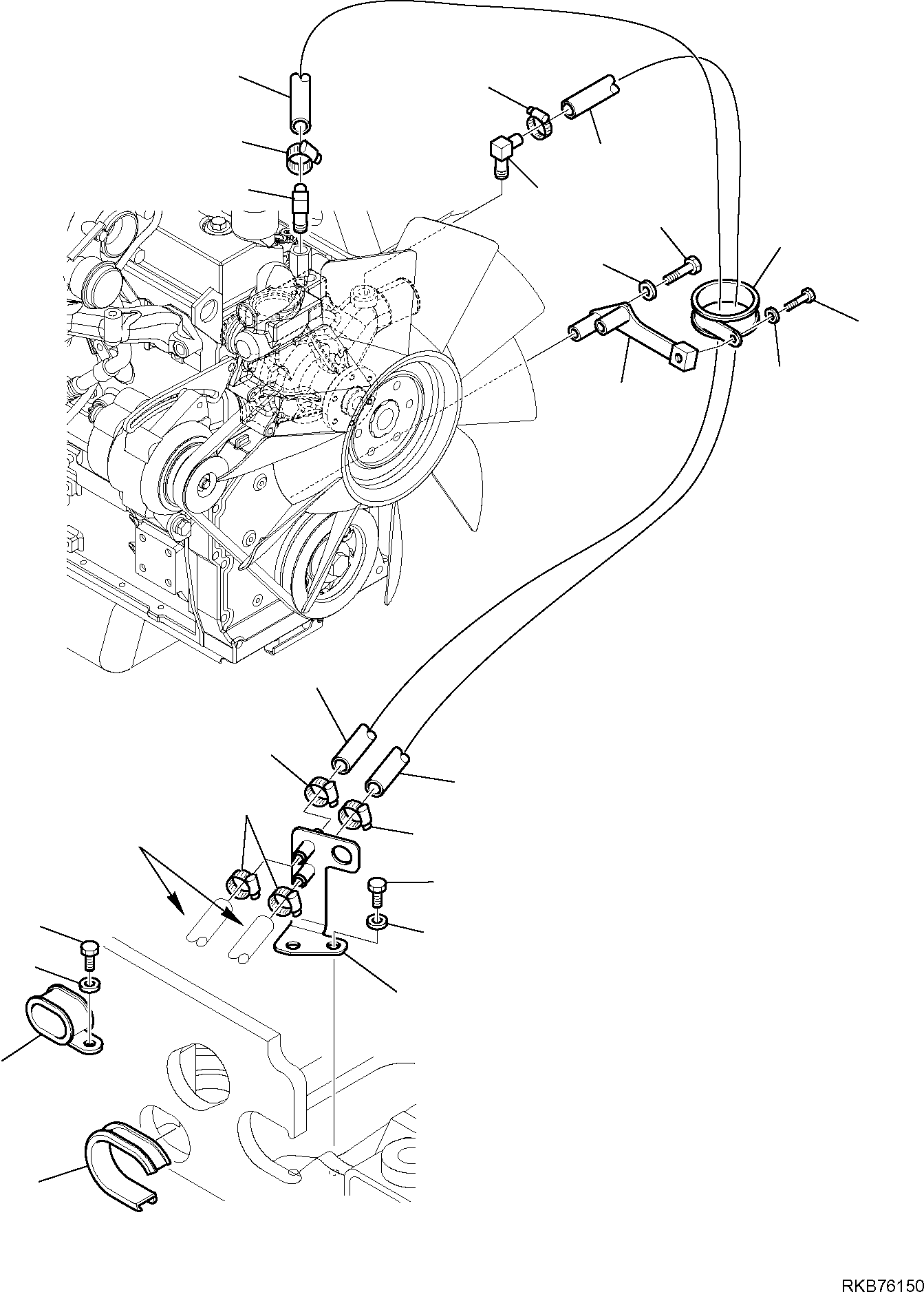 Кронштейн 21W-43-R1462 KOMATSU