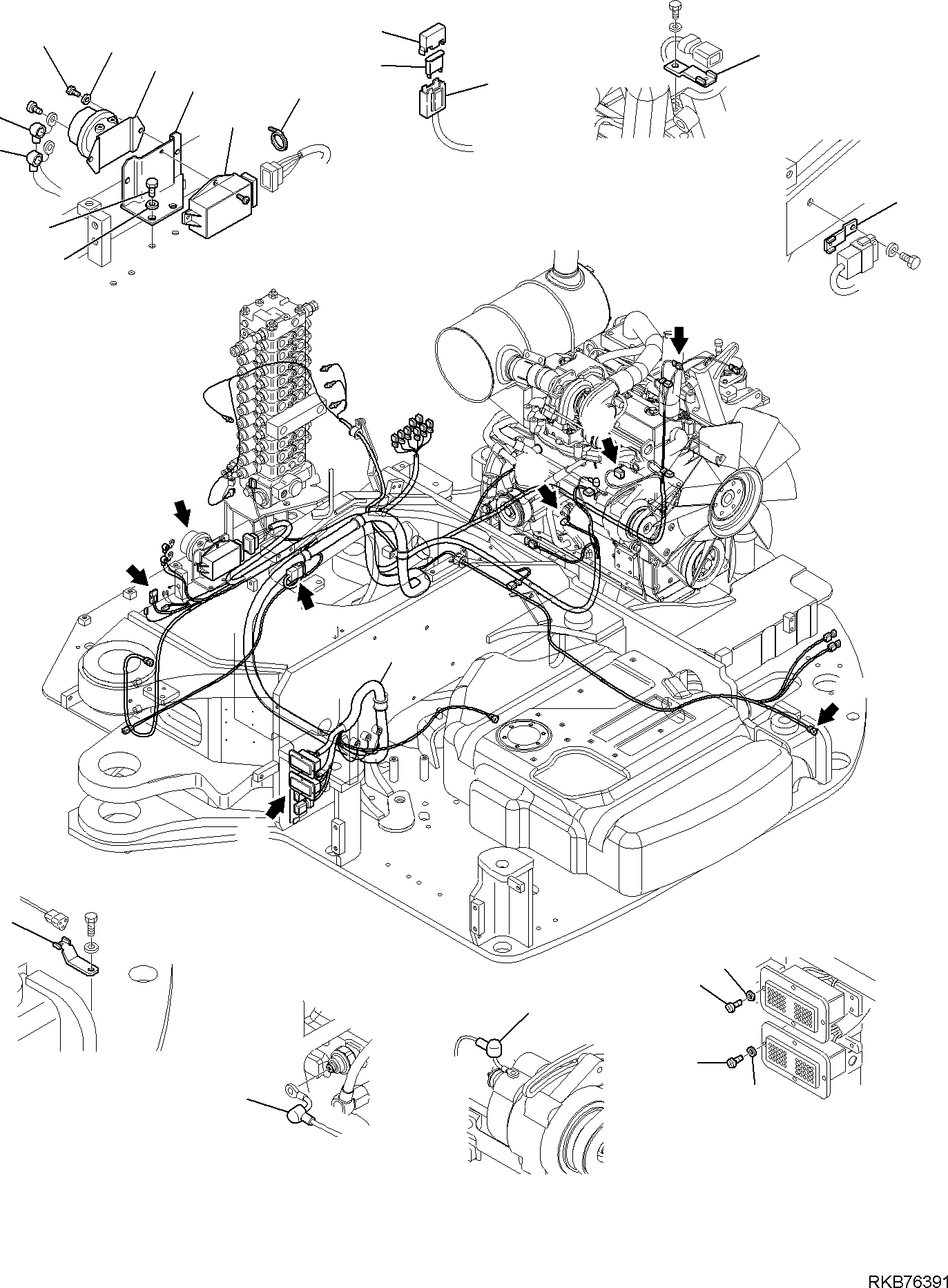 Кронштейн 21W-06-R8141 KOMATSU