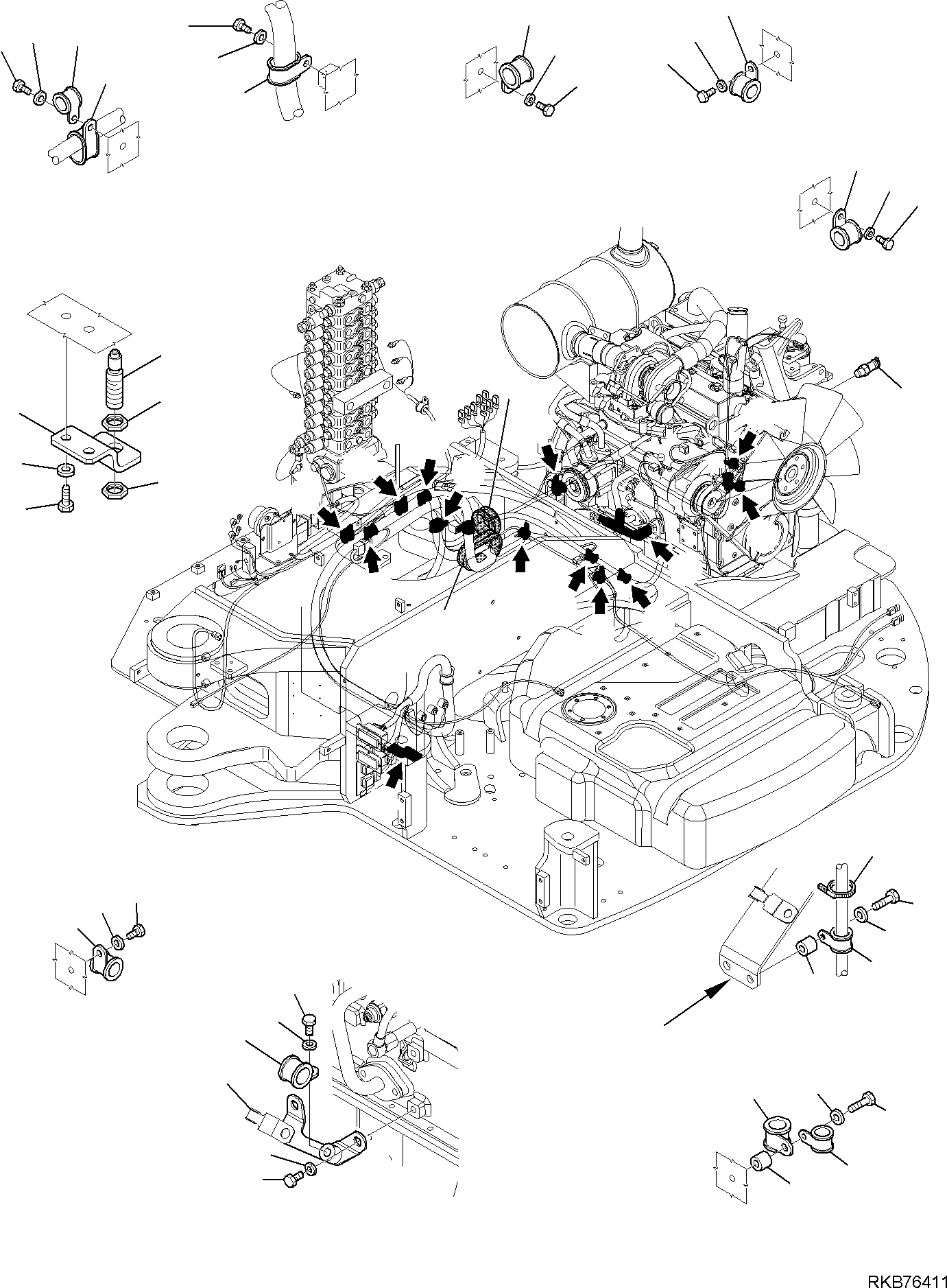 Кронштейн 21W-06-R1410 KOMATSU