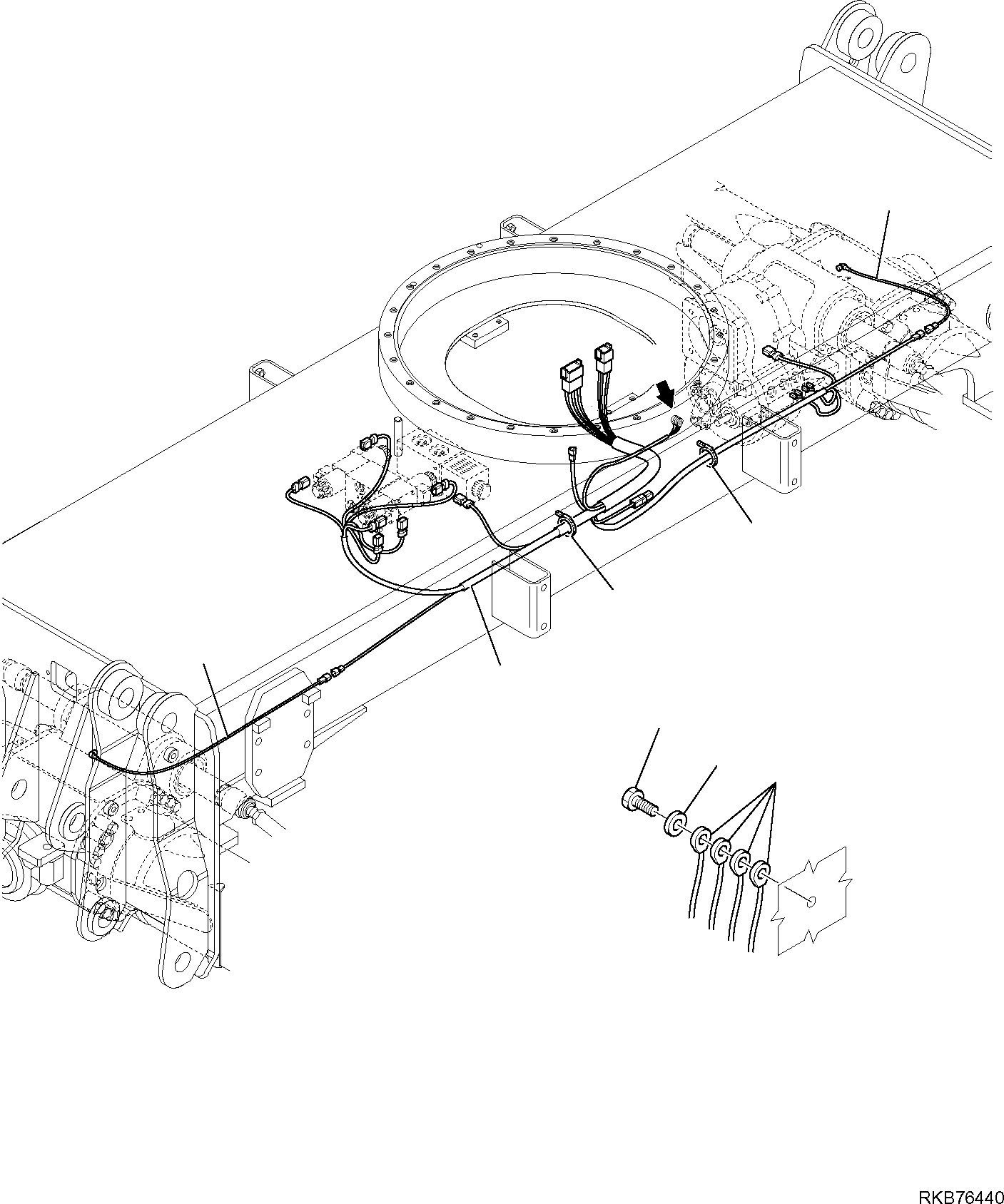 Жгут проводов 21W-09-R6540 KOMATSU