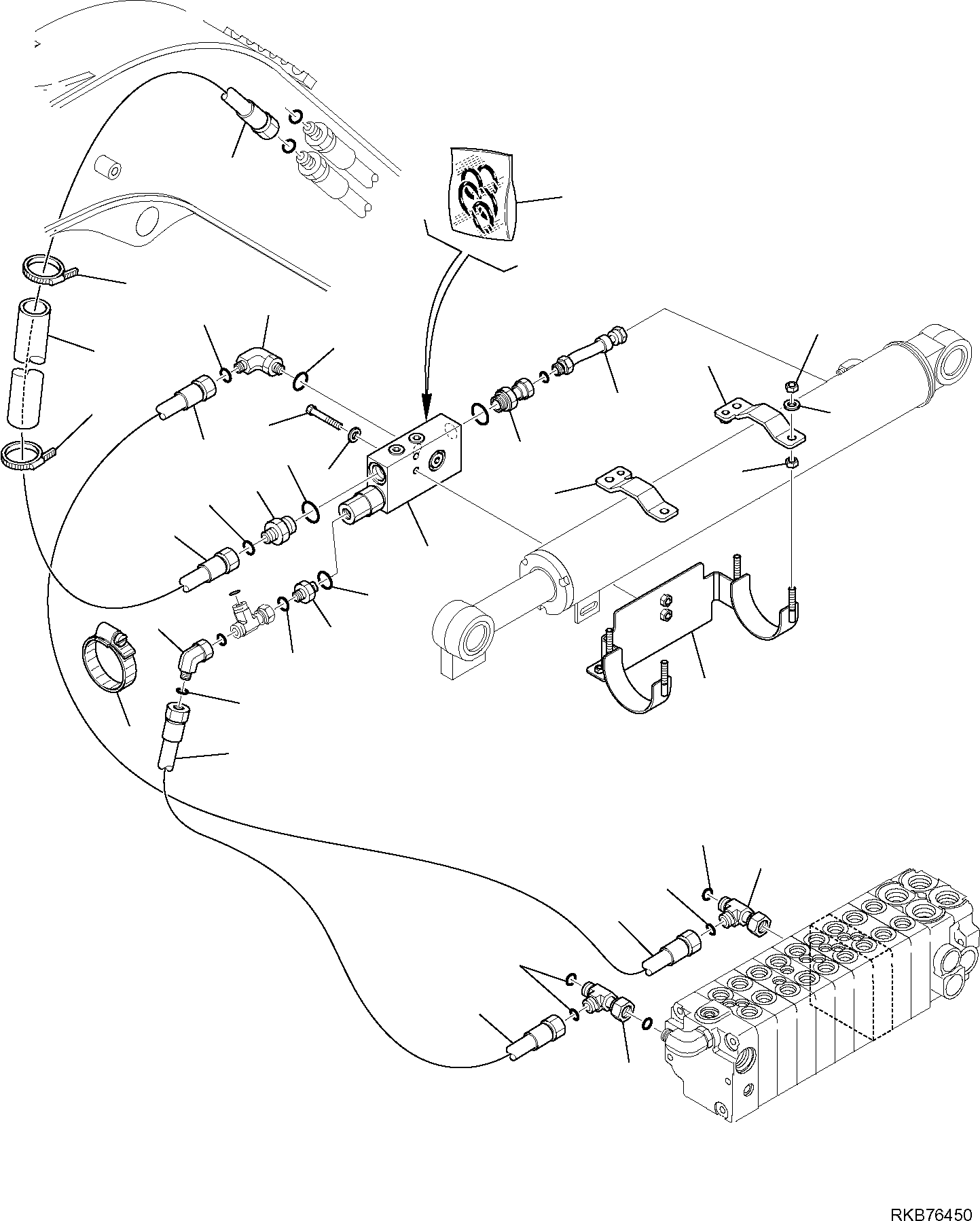 Кронштейн 22L-09-R2X40 KOMATSU