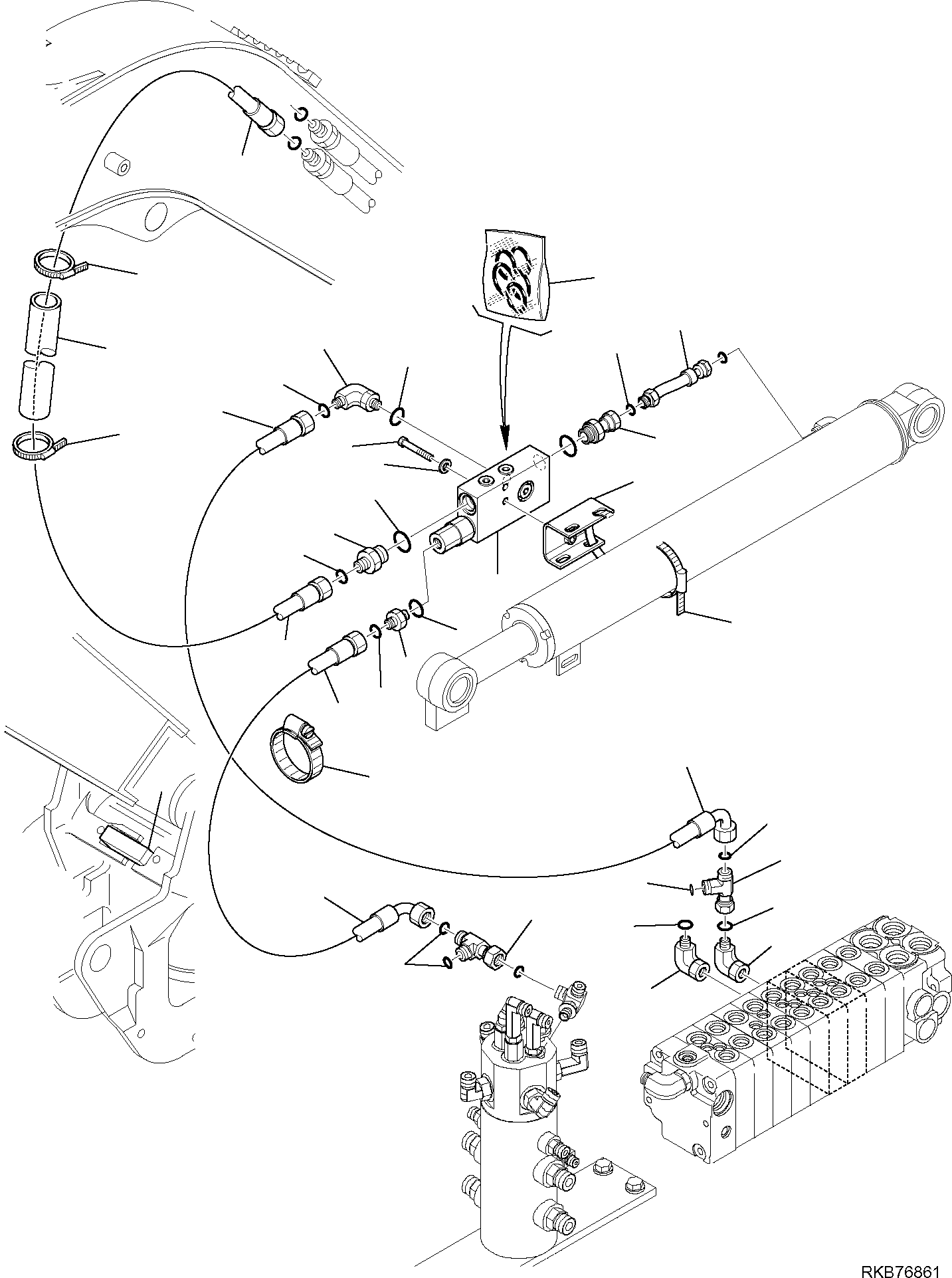 Хомут 22L-60-23140 KOMATSU